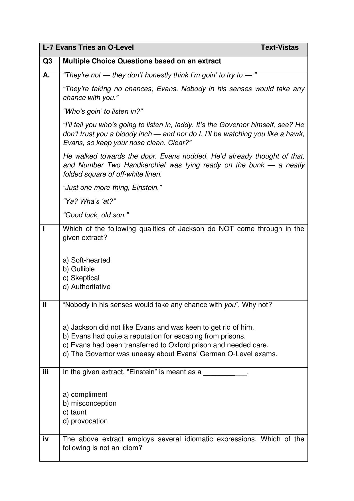 CBSE Class XII English Core Question Bank - Page 92