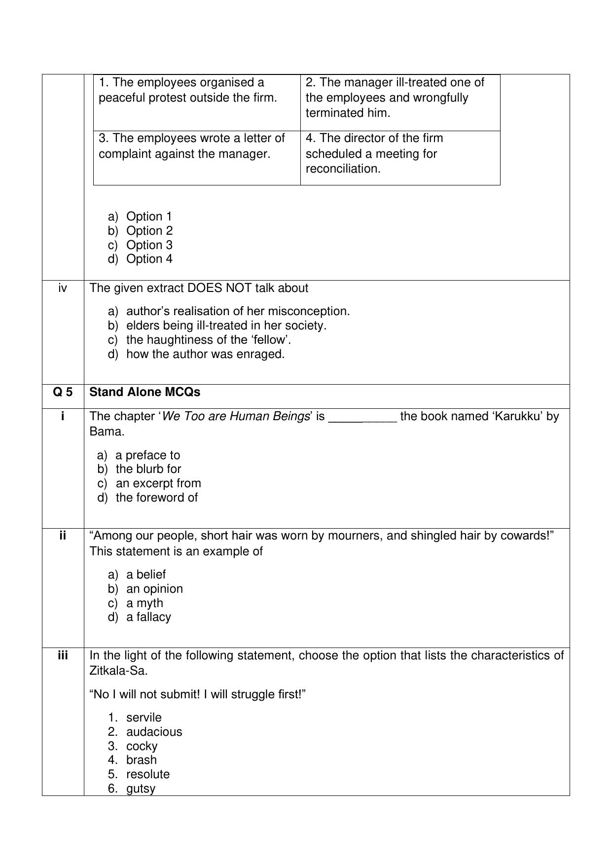 CBSE Class XII English Core Question Bank - Page 99