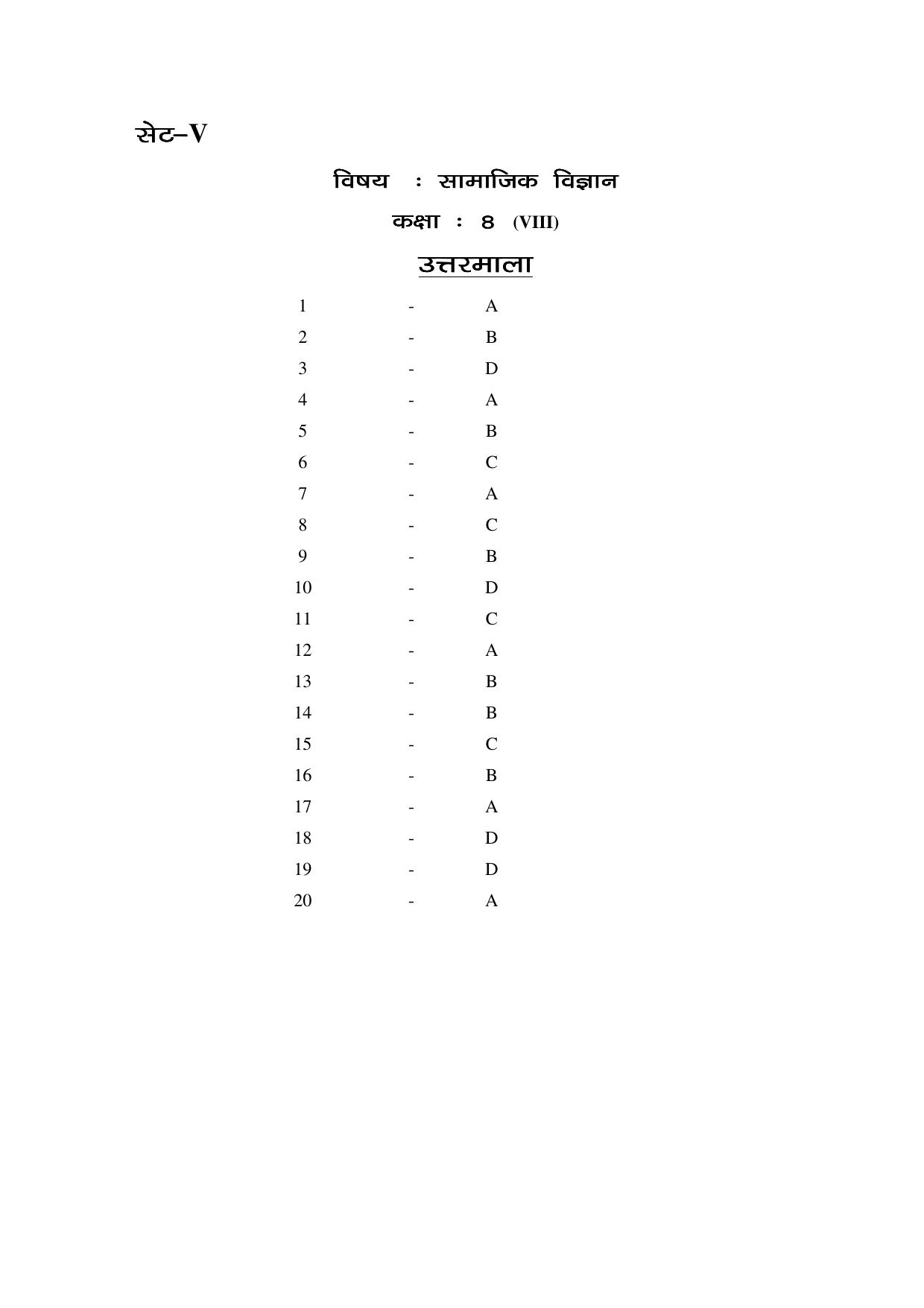 JAC Board Class 8th 2019 SOCIAL SCIENCE SET-5 Model Paper - Page 4