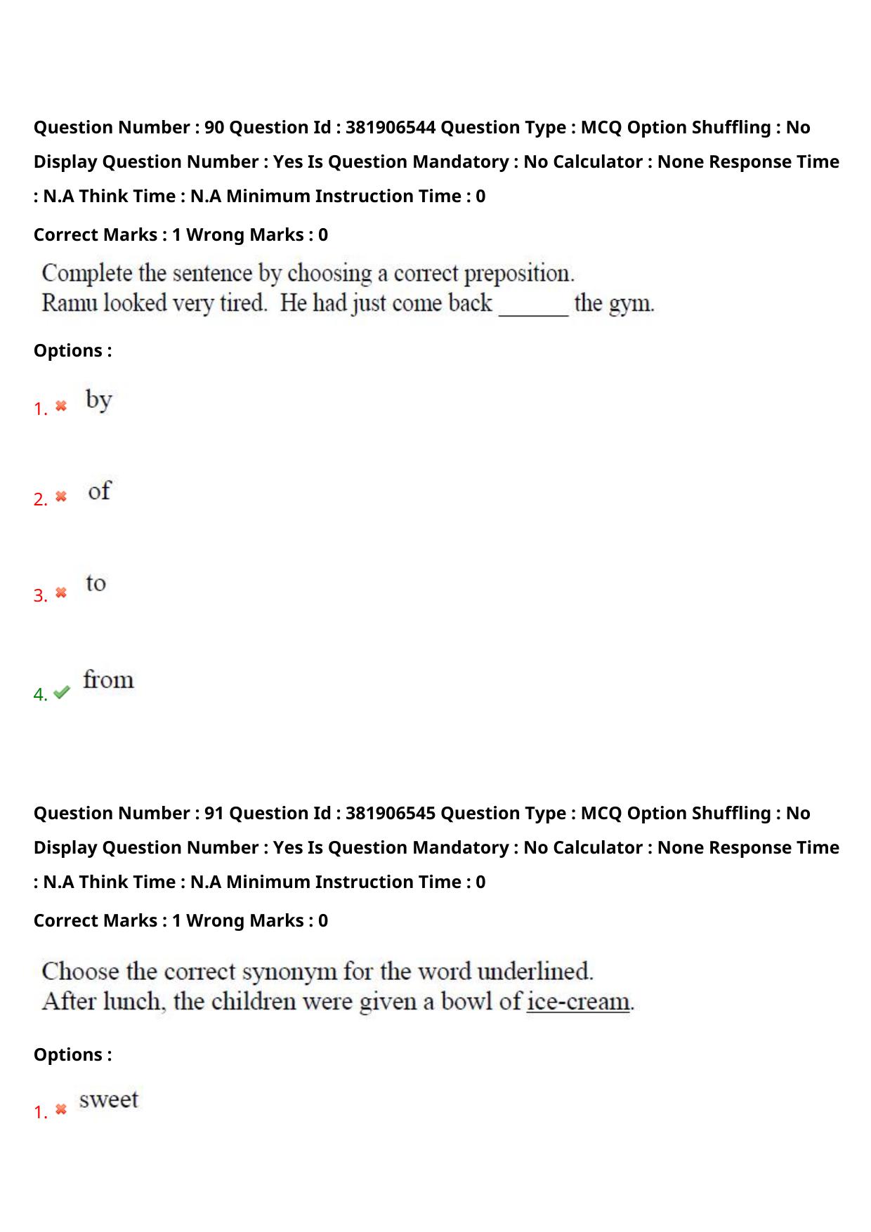 TS EDCET: 23rd May 2024 Shift 1 Question Paper and Answer Key - Page 68