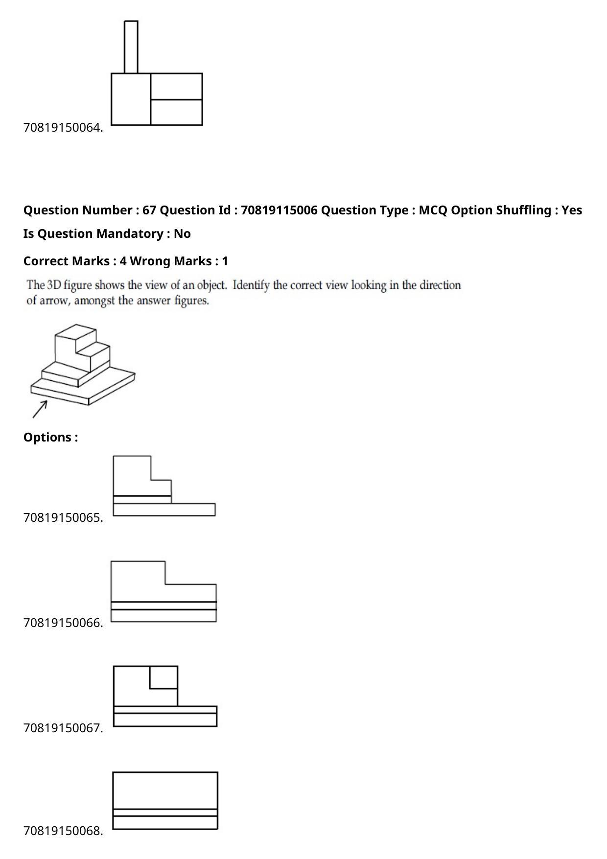 JEE Mains 2021: B Arch & B Planning Marathi (Shift 2) 23-02-2021 Question Paper - Page 86
