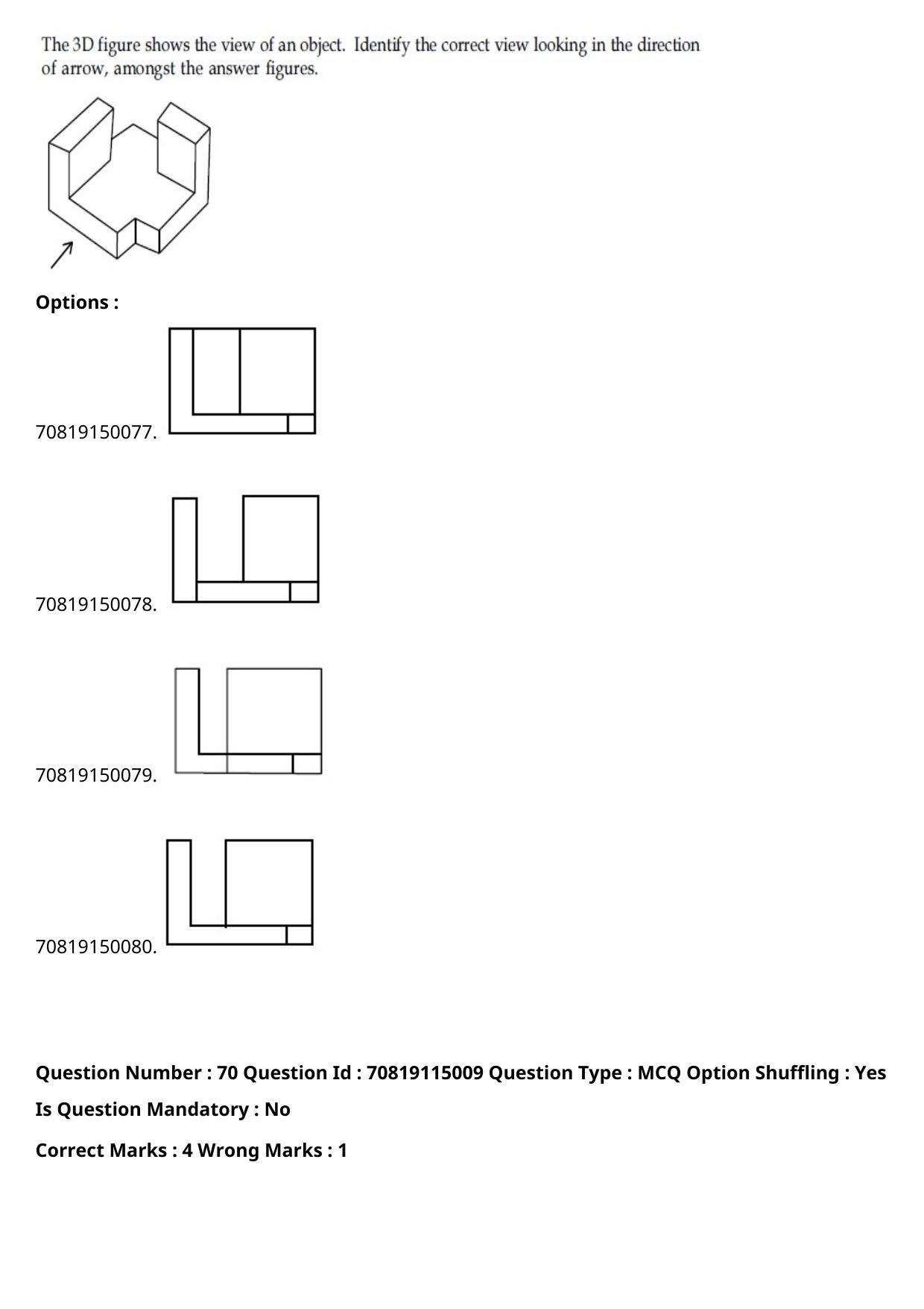 JEE Mains 2021: B Arch & B Planning Marathi (Shift 2) 23-02-2021 Question Paper - Page 92