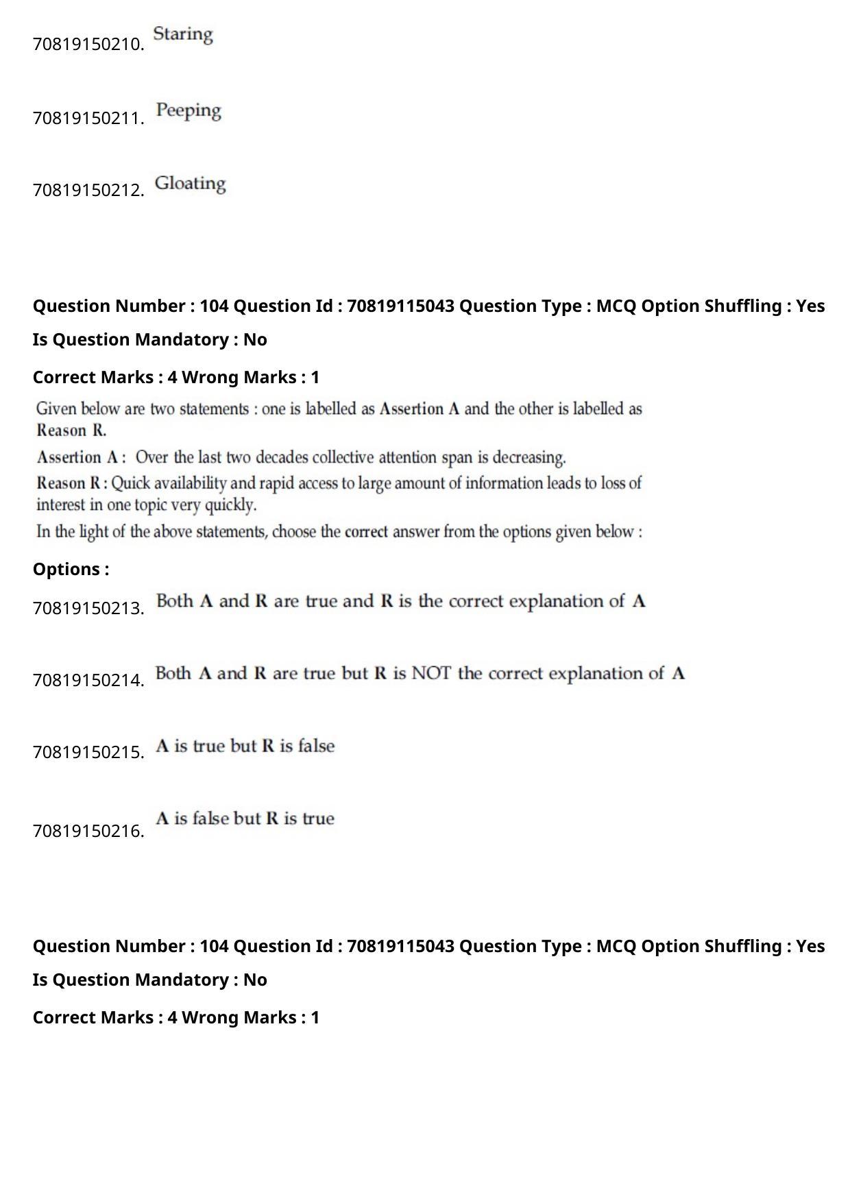 JEE Mains 2021: B Arch & B Planning Marathi (Shift 2) 23-02-2021 Question Paper - Page 142
