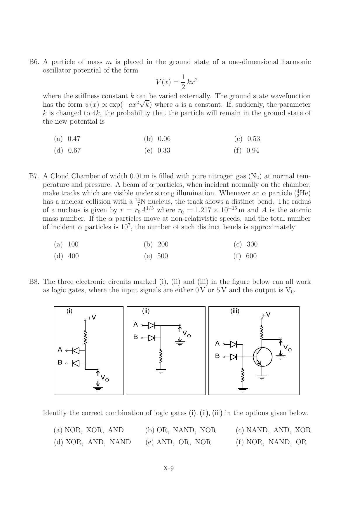 TIFR GS 2011 Physics Question Paper - Page 12