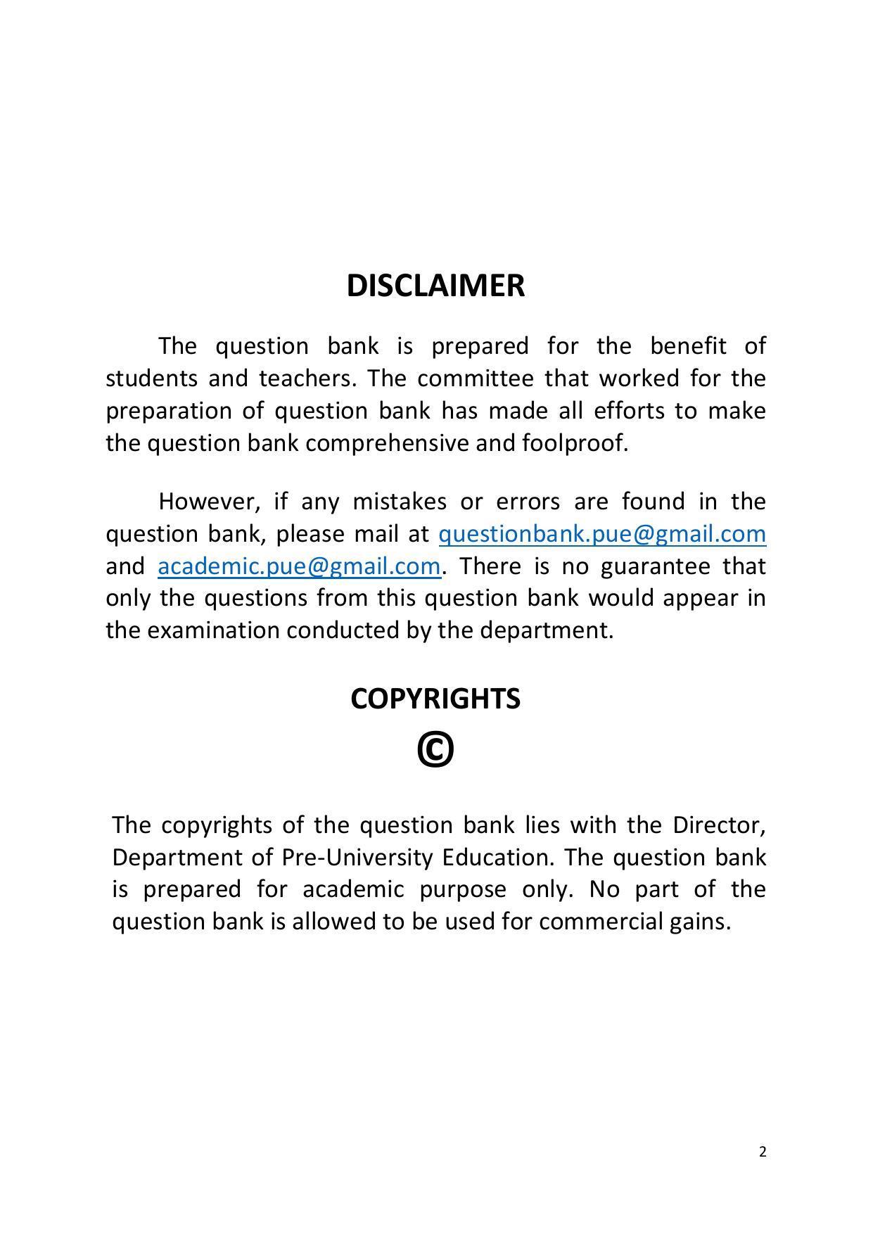 Karnataka 2nd PUC Question Bank for Biology - Page 2