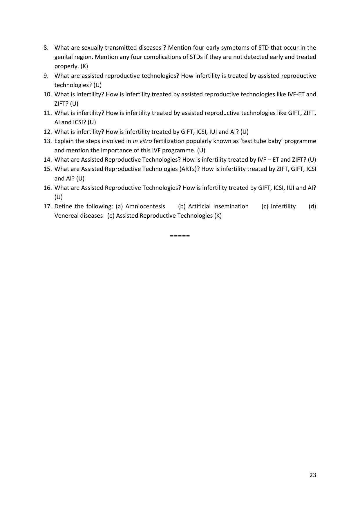 Karnataka 2nd PUC Question Bank for Biology - Page 23