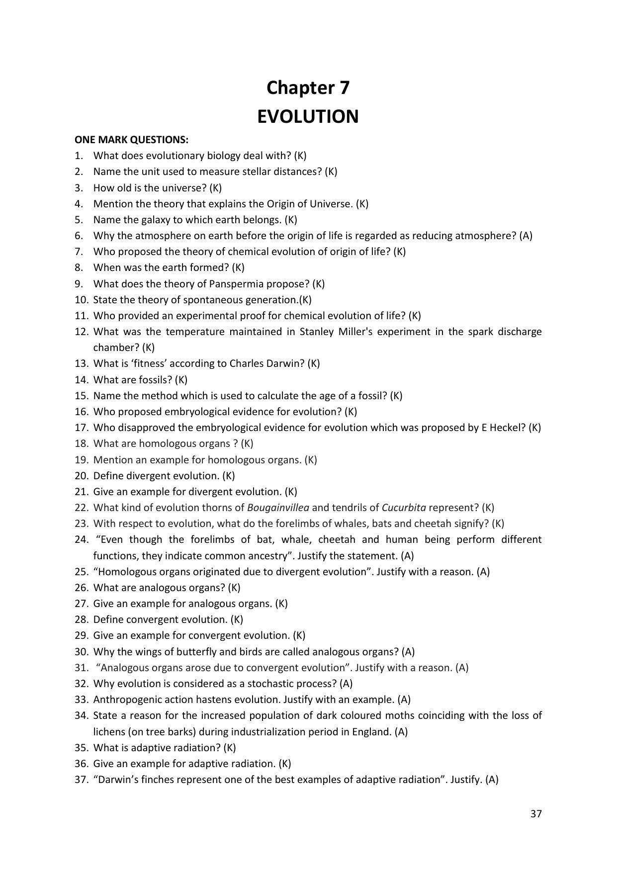 Karnataka 2nd PUC Question Bank for Biology - Page 37