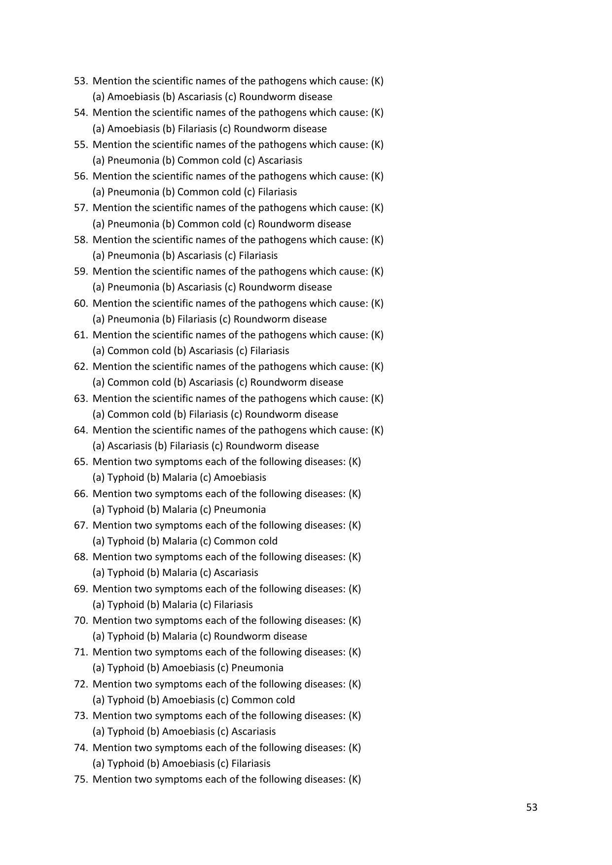 Karnataka 2nd PUC Question Bank for Biology - Page 53