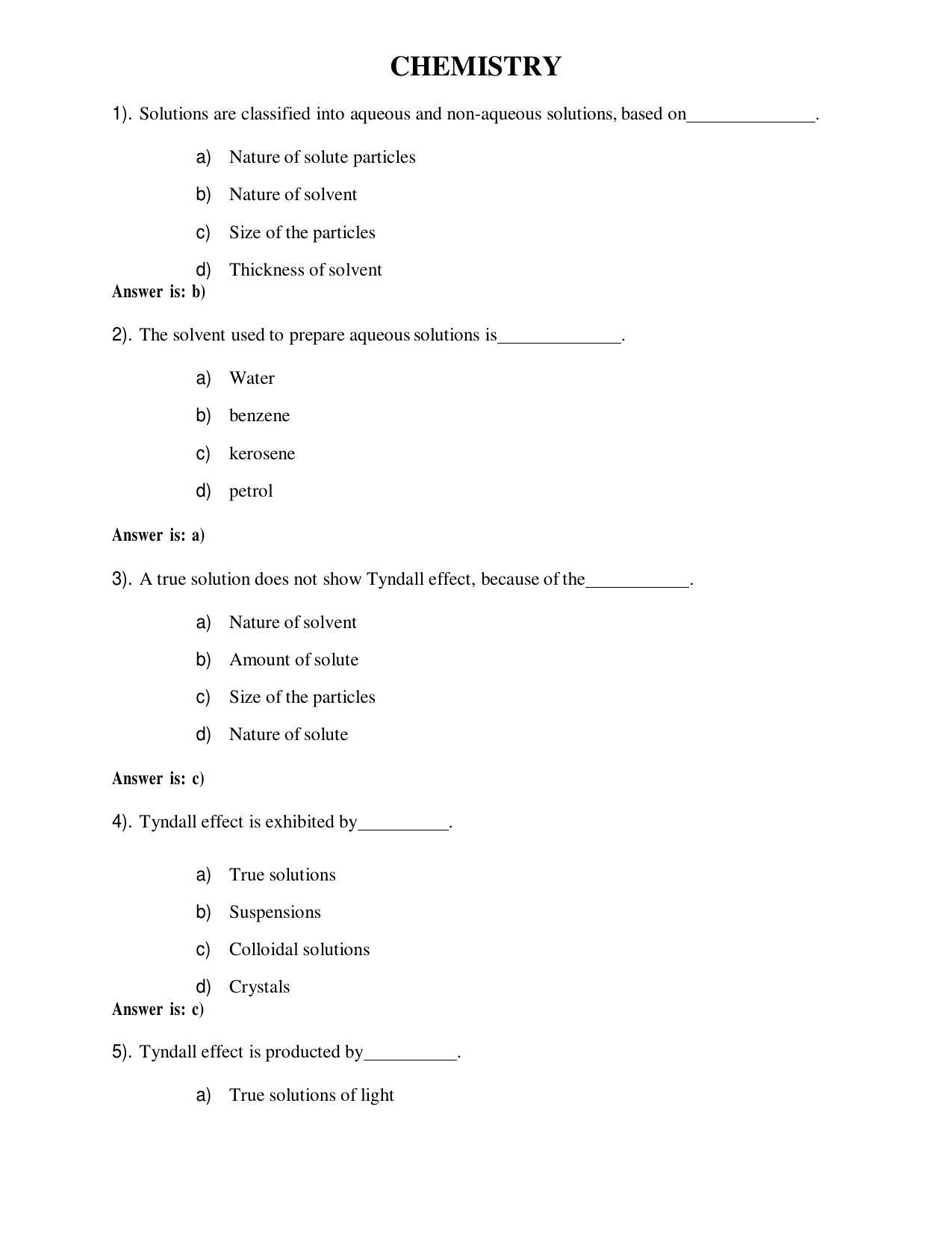 OUAT Chemistry Sample Paper - Page 1