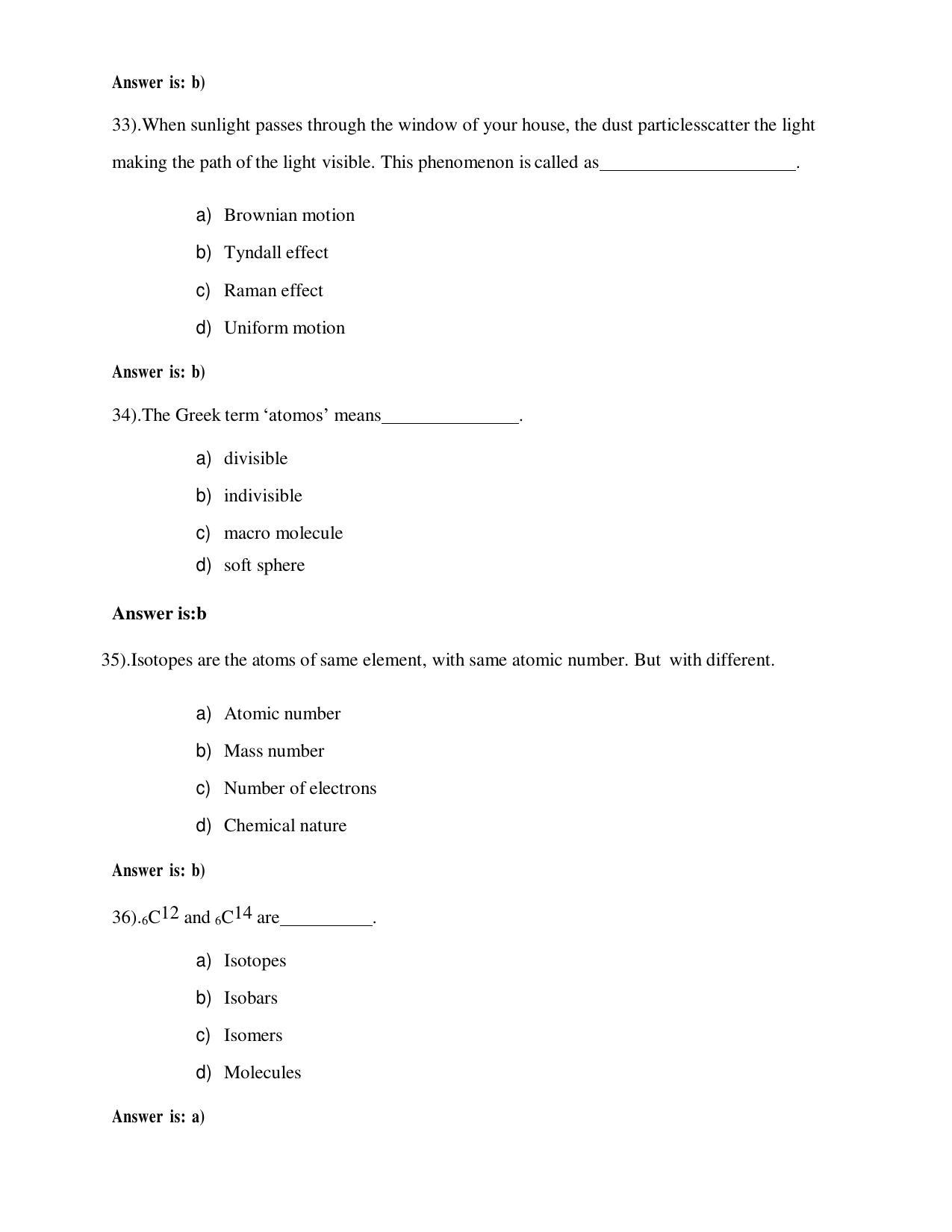 OUAT Chemistry Sample Paper - Page 8
