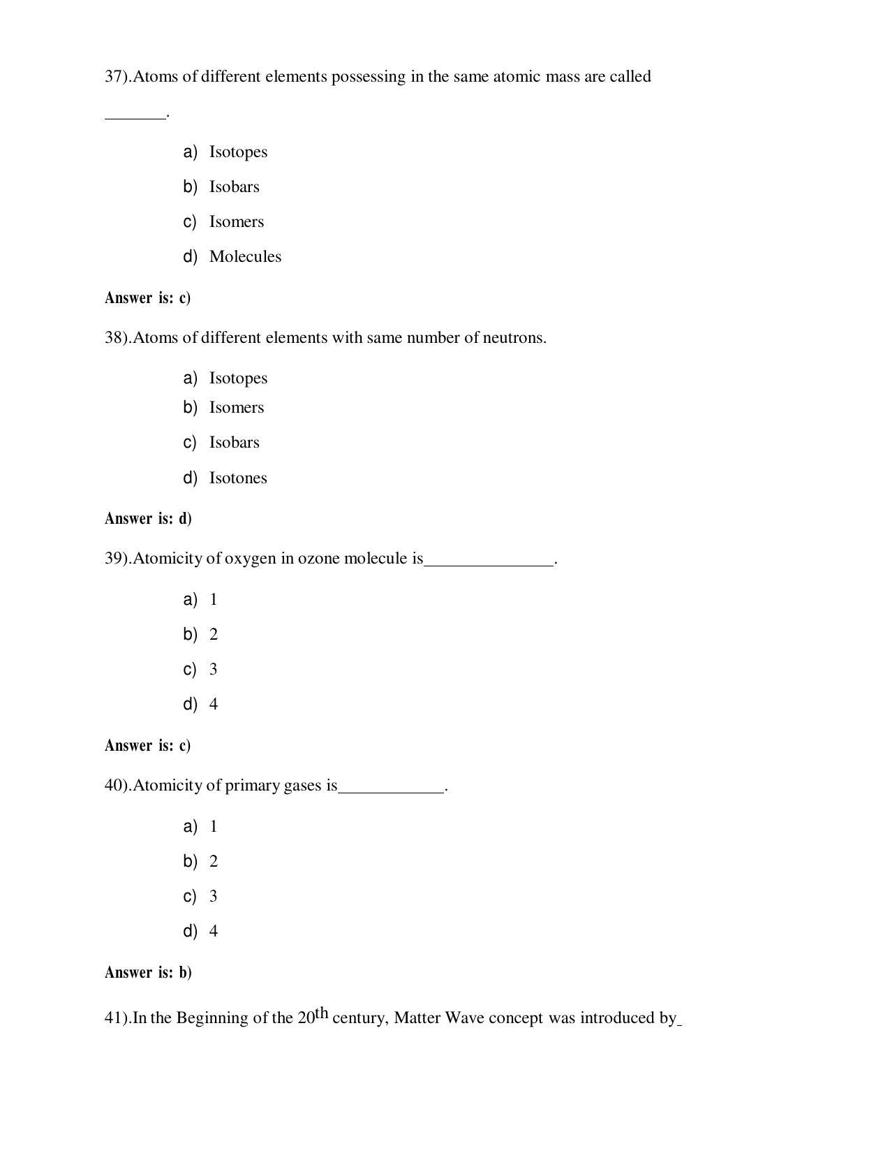 OUAT Chemistry Sample Paper - Page 9