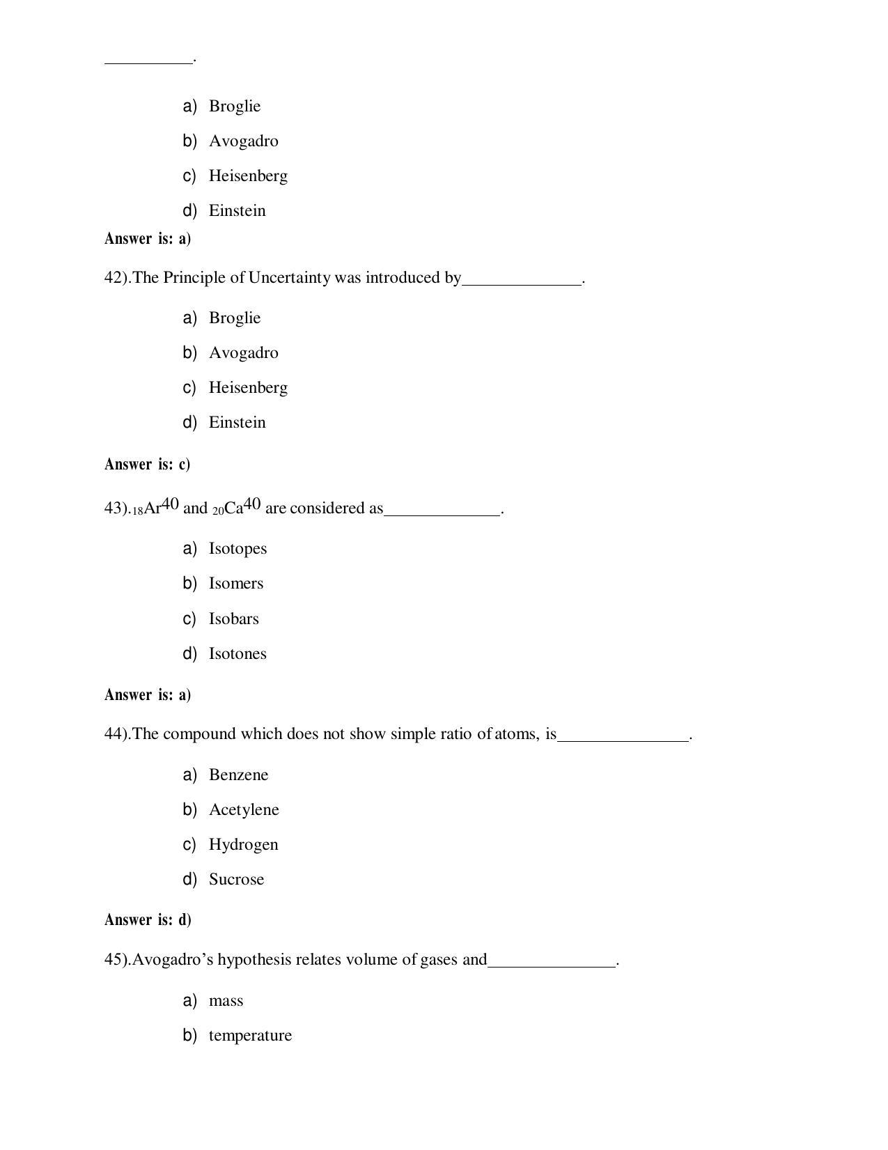 OUAT Chemistry Sample Paper - Page 10