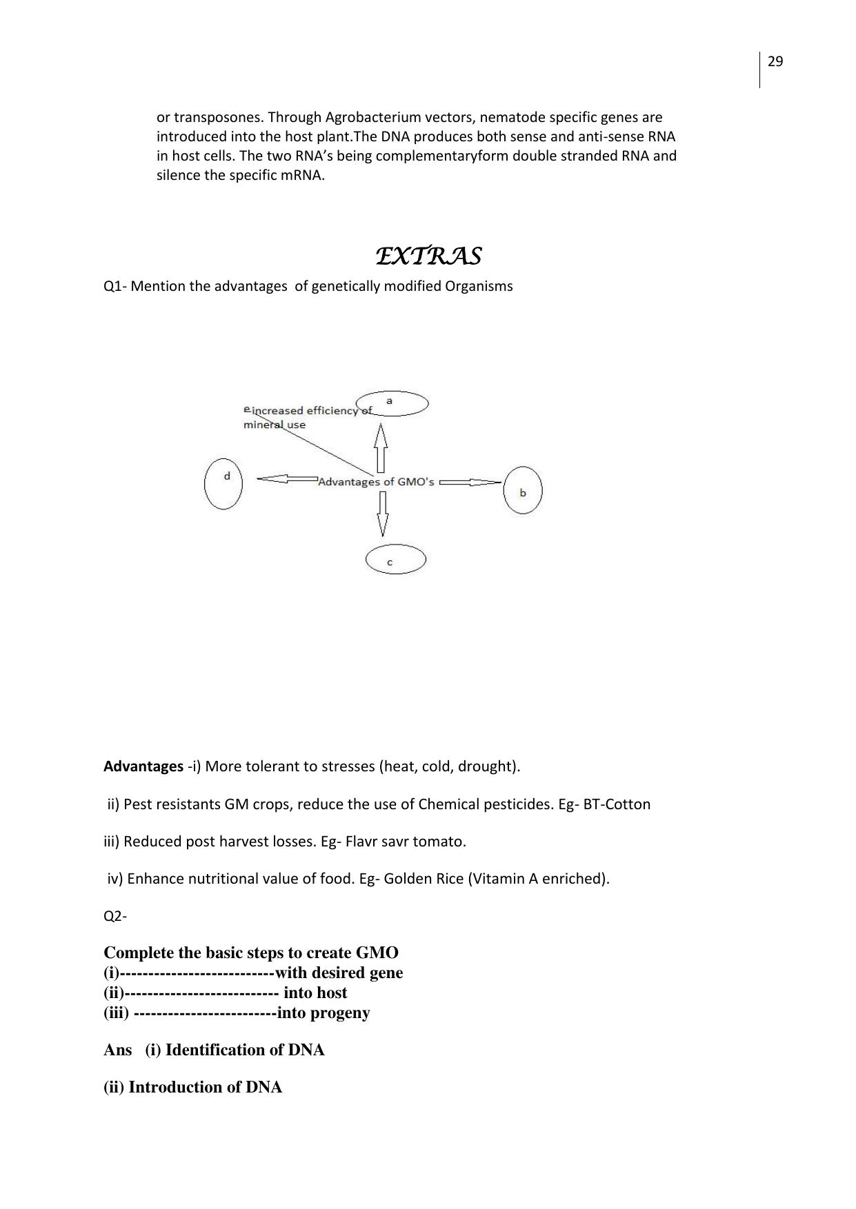CBSE Worksheets for Class 12 Biology All Chapters - Page 29