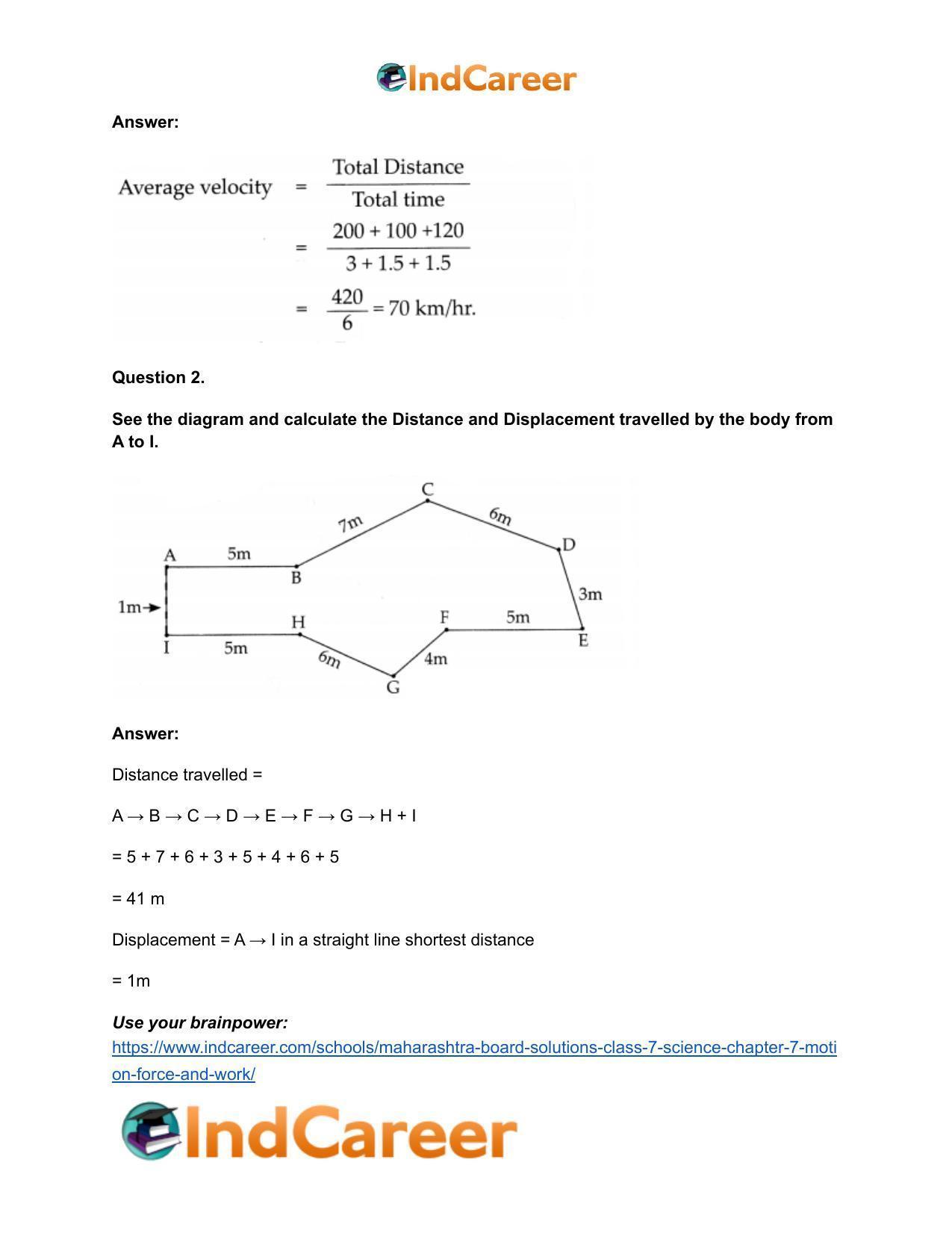 Maharashtra Board Solutions Class 7-Science: Chapter 7- Motion, Force and Work - Page 15