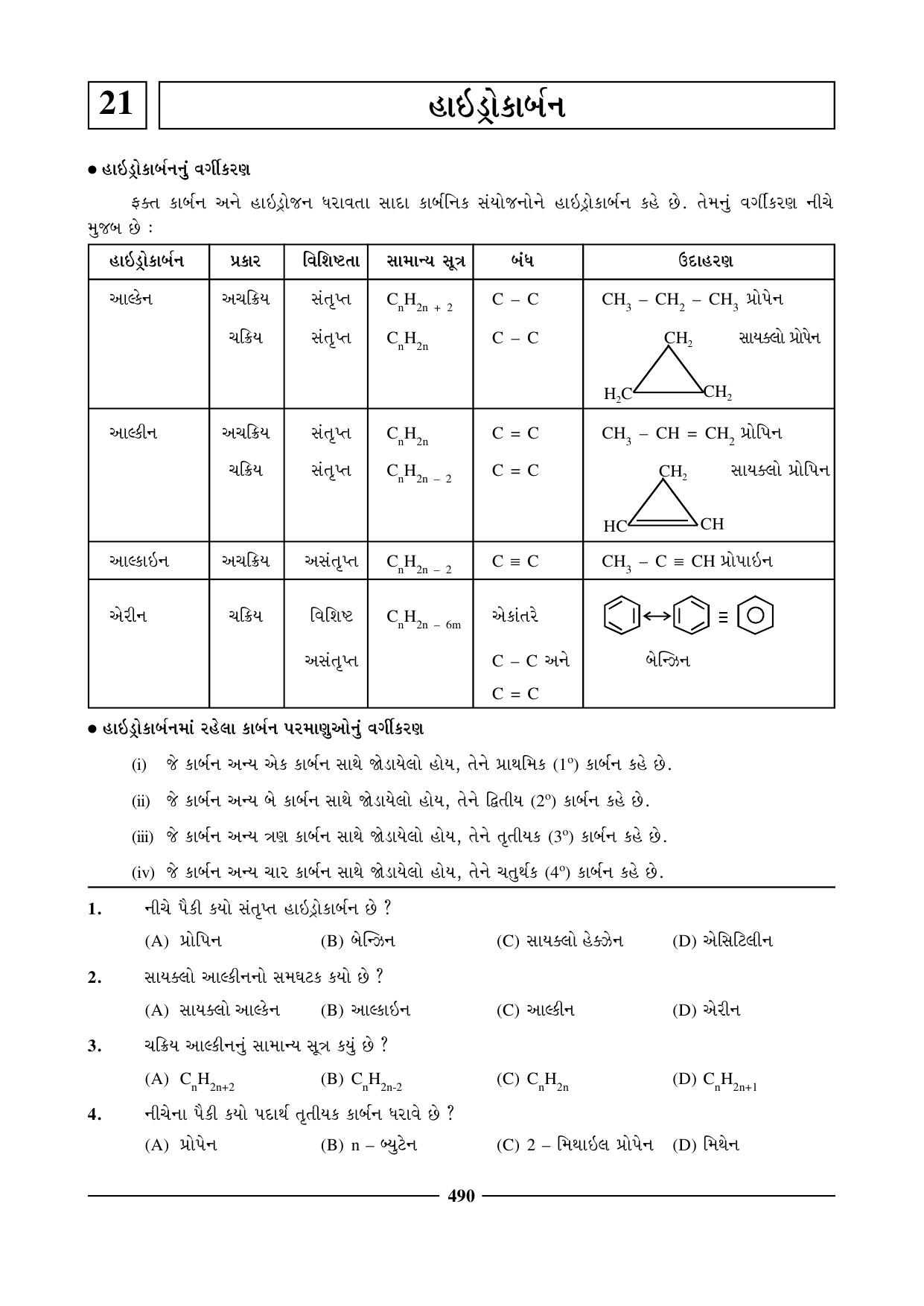 GSEB HSC Chemistry Question Paper (Gujarati Medium)- Chapter 21 - Page 1