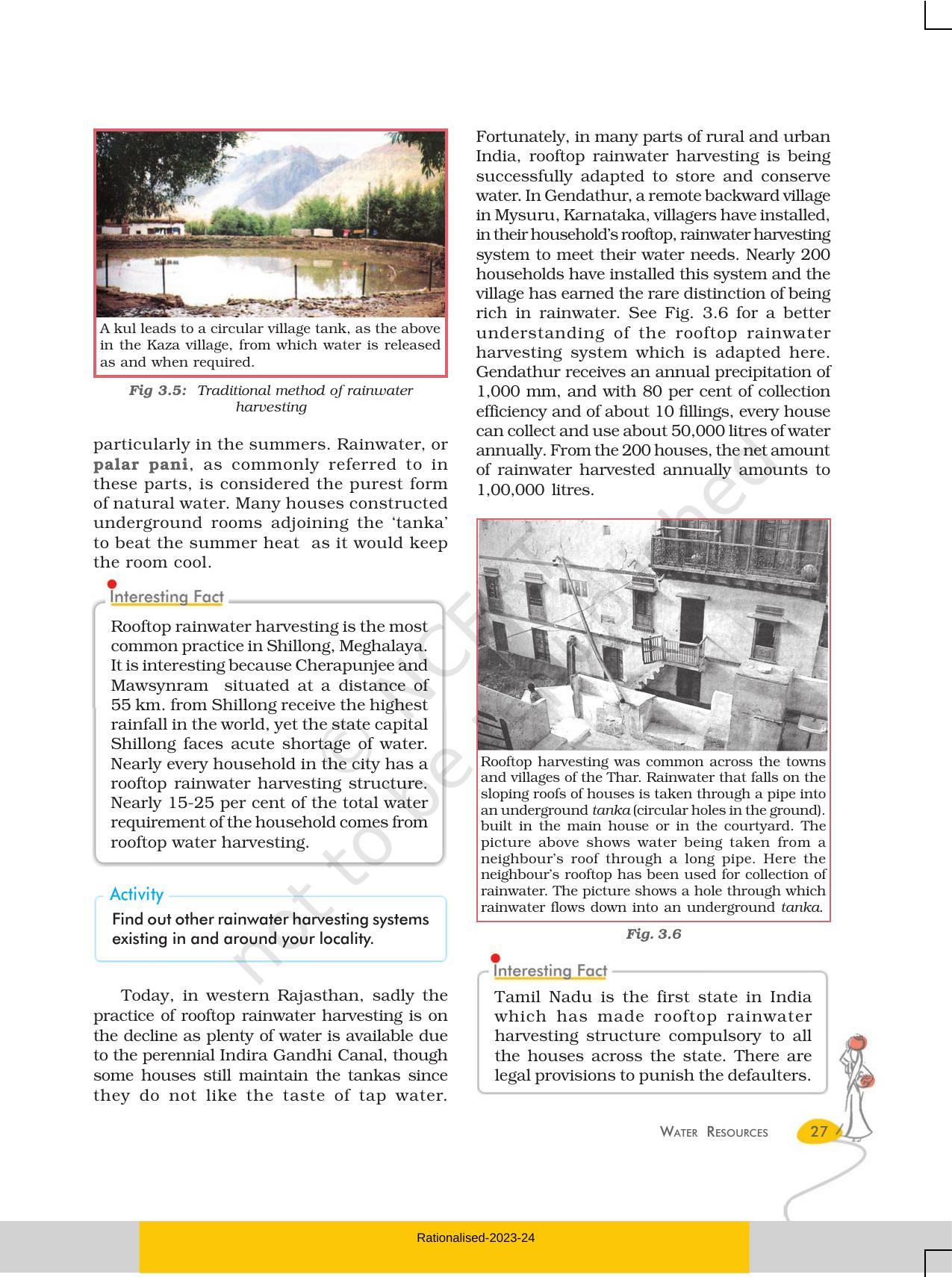 Ncert Book For Class 10 Geography Chapter 3 Water Resources