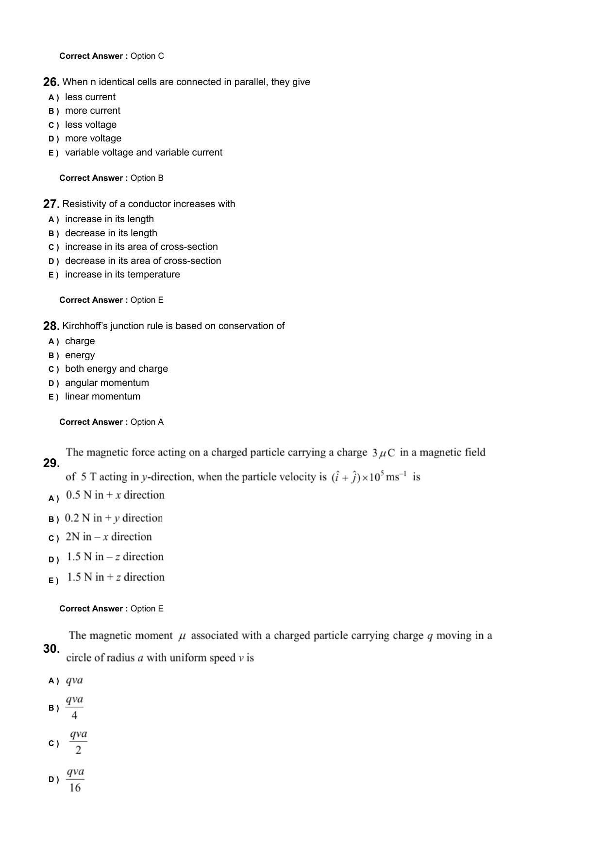 KEAM 2024 June 10 Pharmacy Question Paper with Answer Key - Page 7
