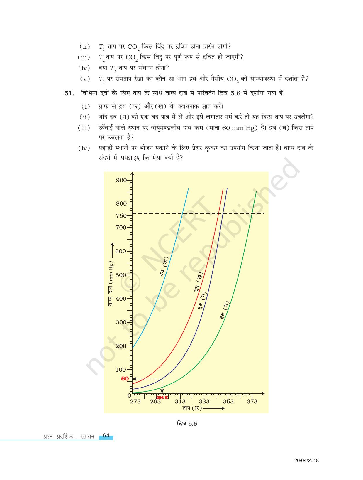 NCERT Exemplar Class 11: रसायन विज्ञान एकक 5 ( द्रव्य की अवस्धाएँ) - Page 11