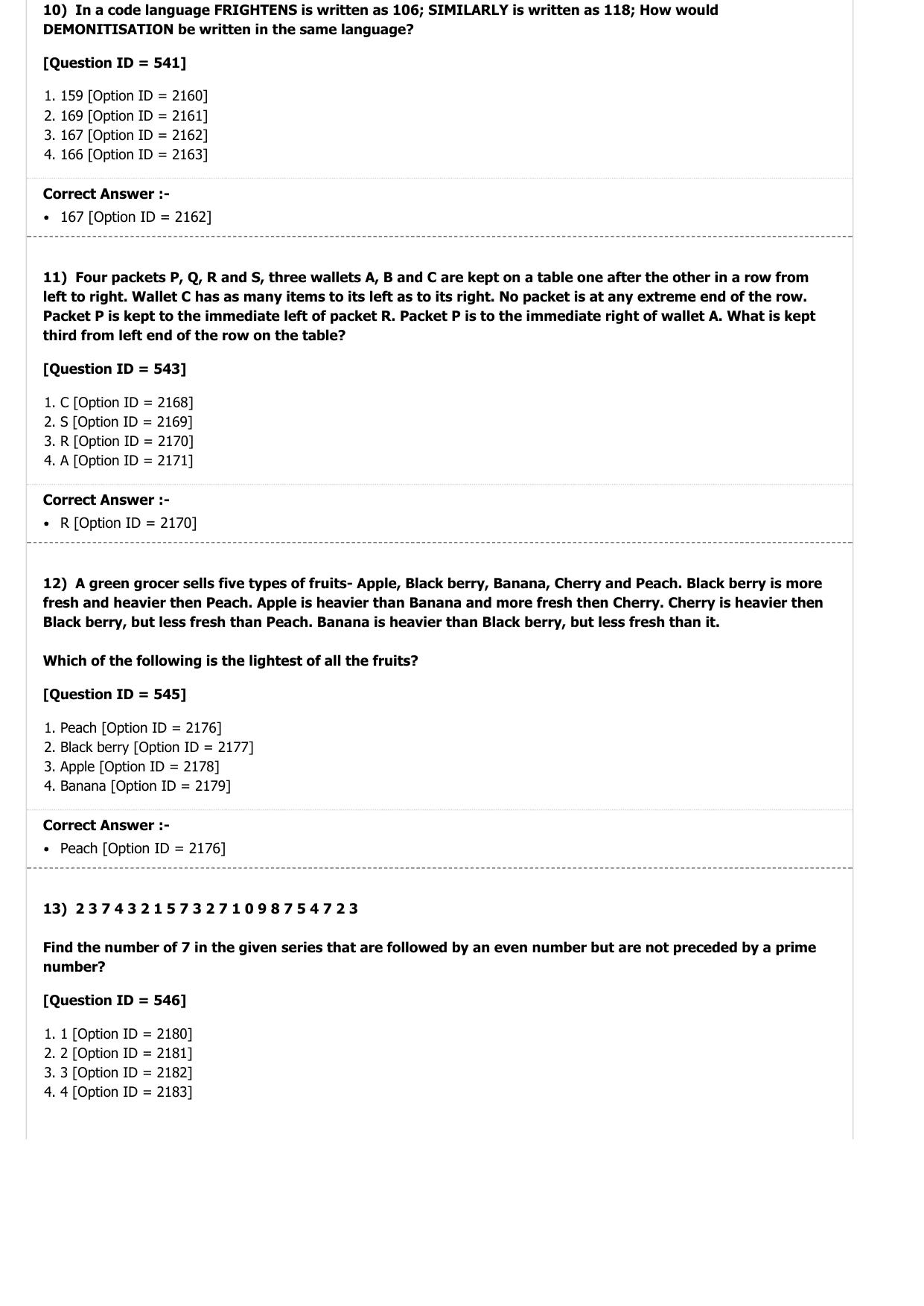 CMAT 2018 Question Paper Slot 1 - Page 11