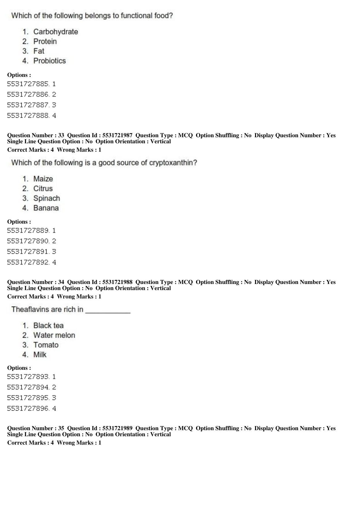 ICAR AIEEA PG 2019 FOOD SCIENCE TECHNOLOGY Question Paper - Page 12