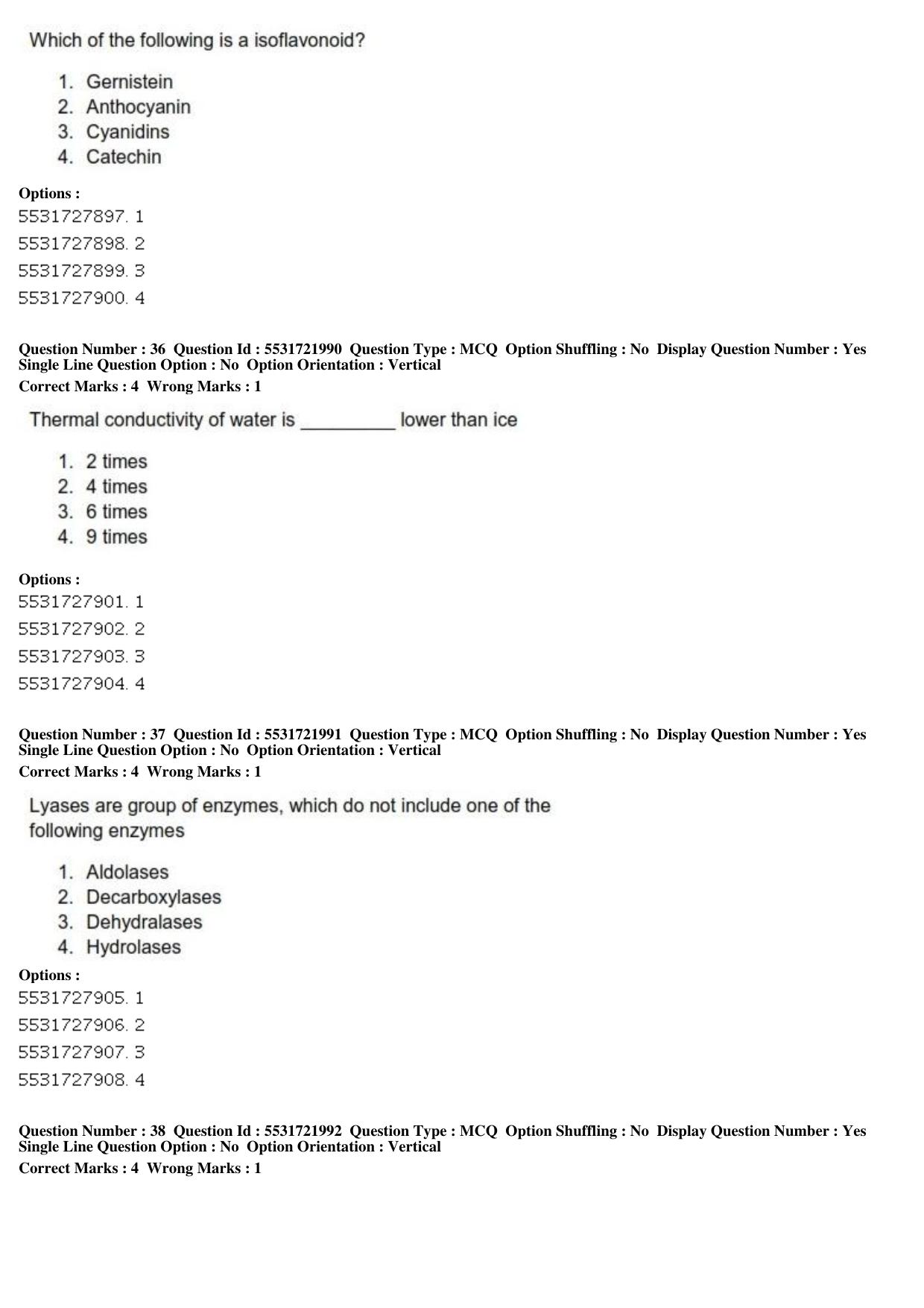 ICAR AIEEA PG 2019 FOOD SCIENCE TECHNOLOGY Question Paper - Page 13