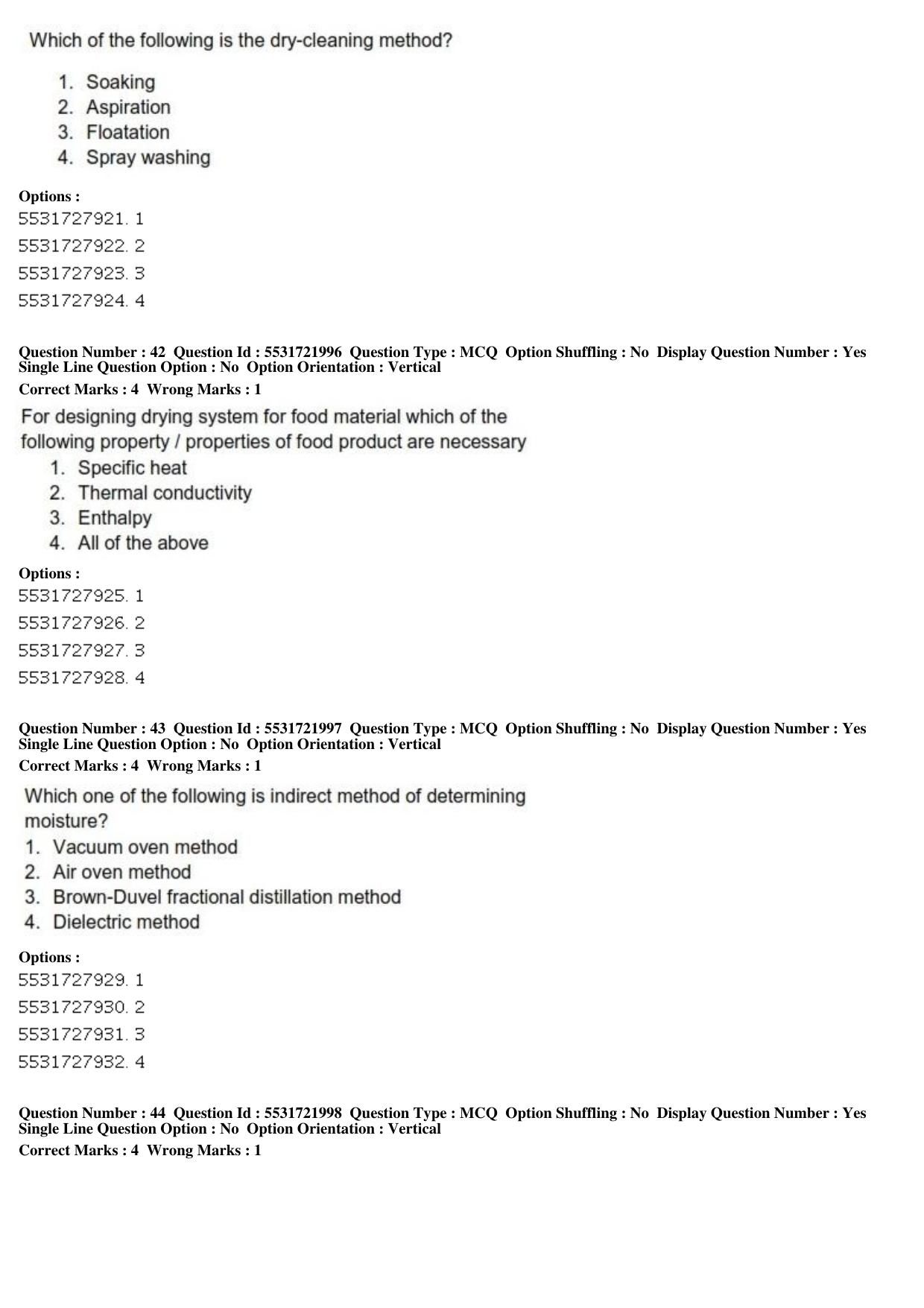 ICAR AIEEA PG 2019 FOOD SCIENCE TECHNOLOGY Question Paper - Page 15
