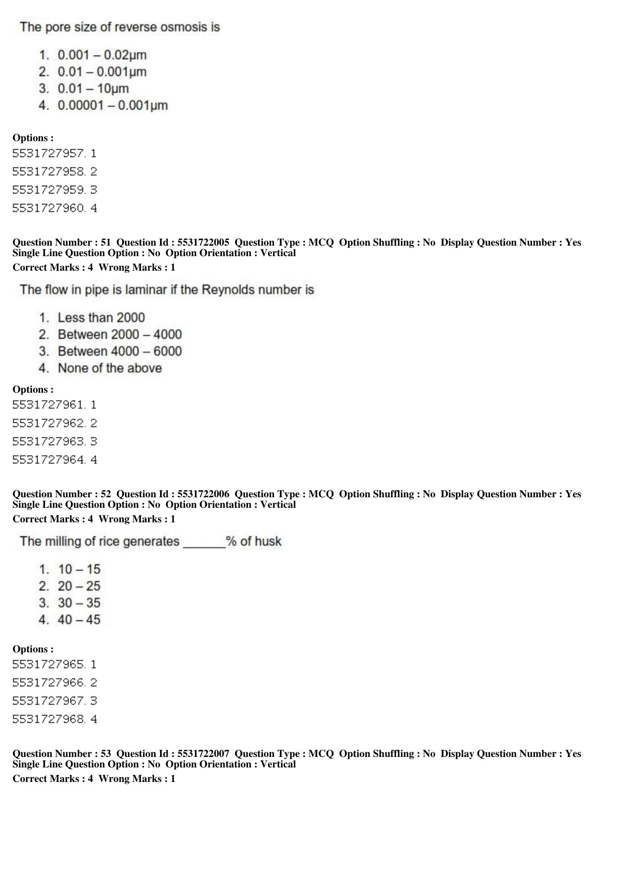 ICAR AIEEA PG 2019 FOOD SCIENCE TECHNOLOGY Question Paper - Page 18