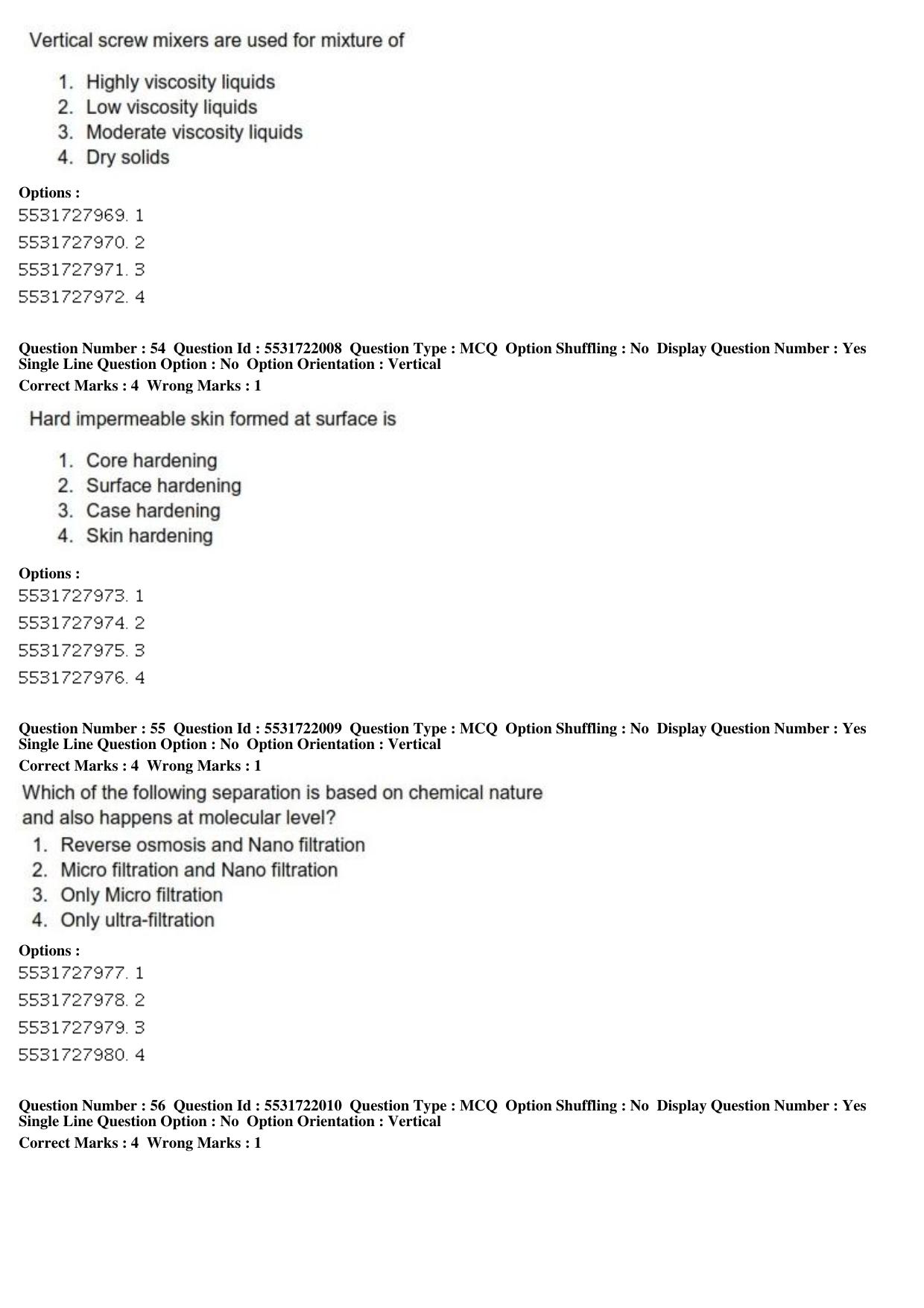 ICAR AIEEA PG 2019 FOOD SCIENCE TECHNOLOGY Question Paper - Page 19