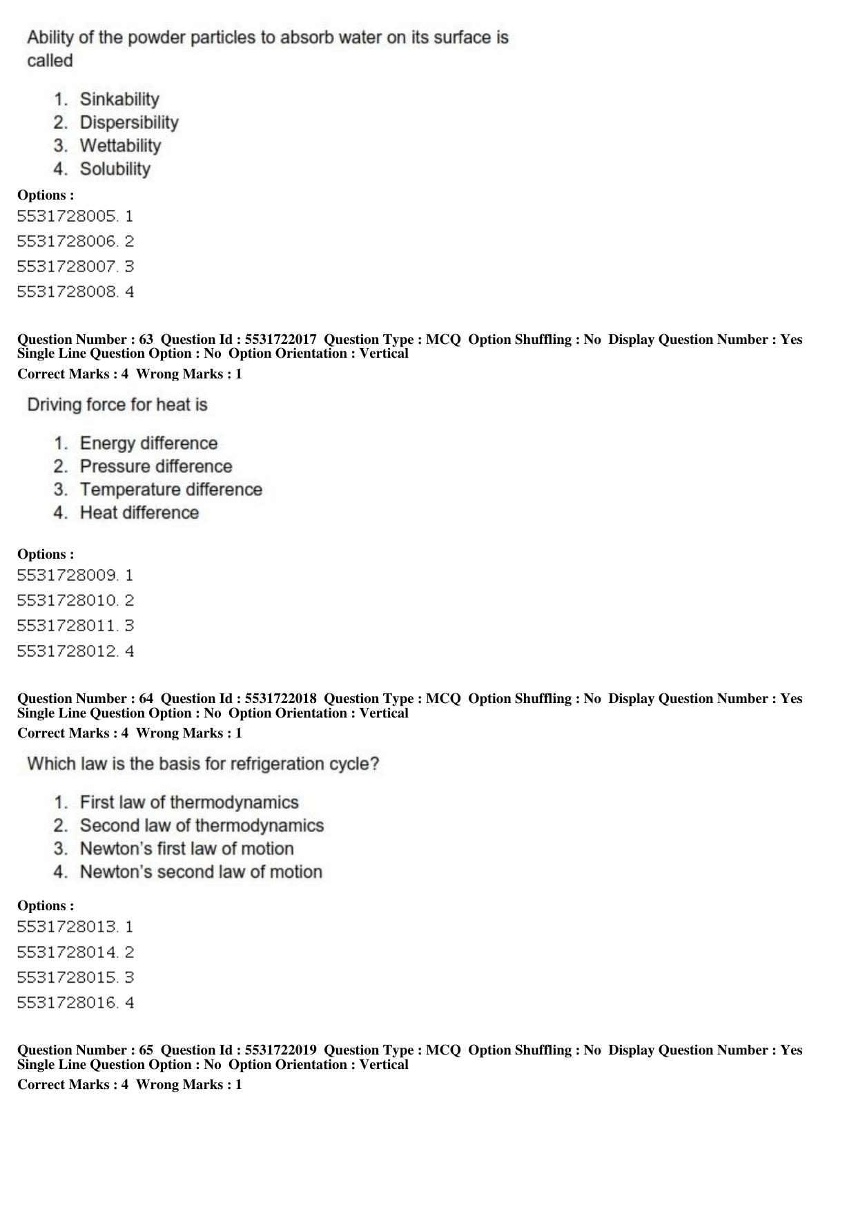 ICAR AIEEA PG 2019 FOOD SCIENCE TECHNOLOGY Question Paper - Page 22