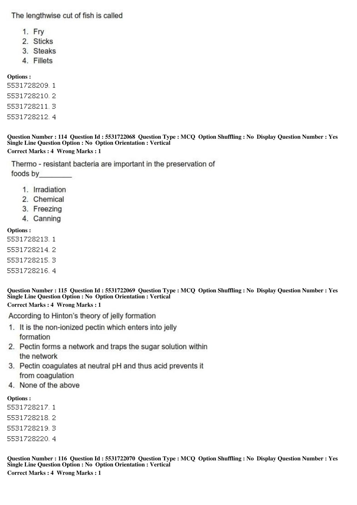 ICAR AIEEA PG 2019 FOOD SCIENCE TECHNOLOGY Question Paper - Page 39