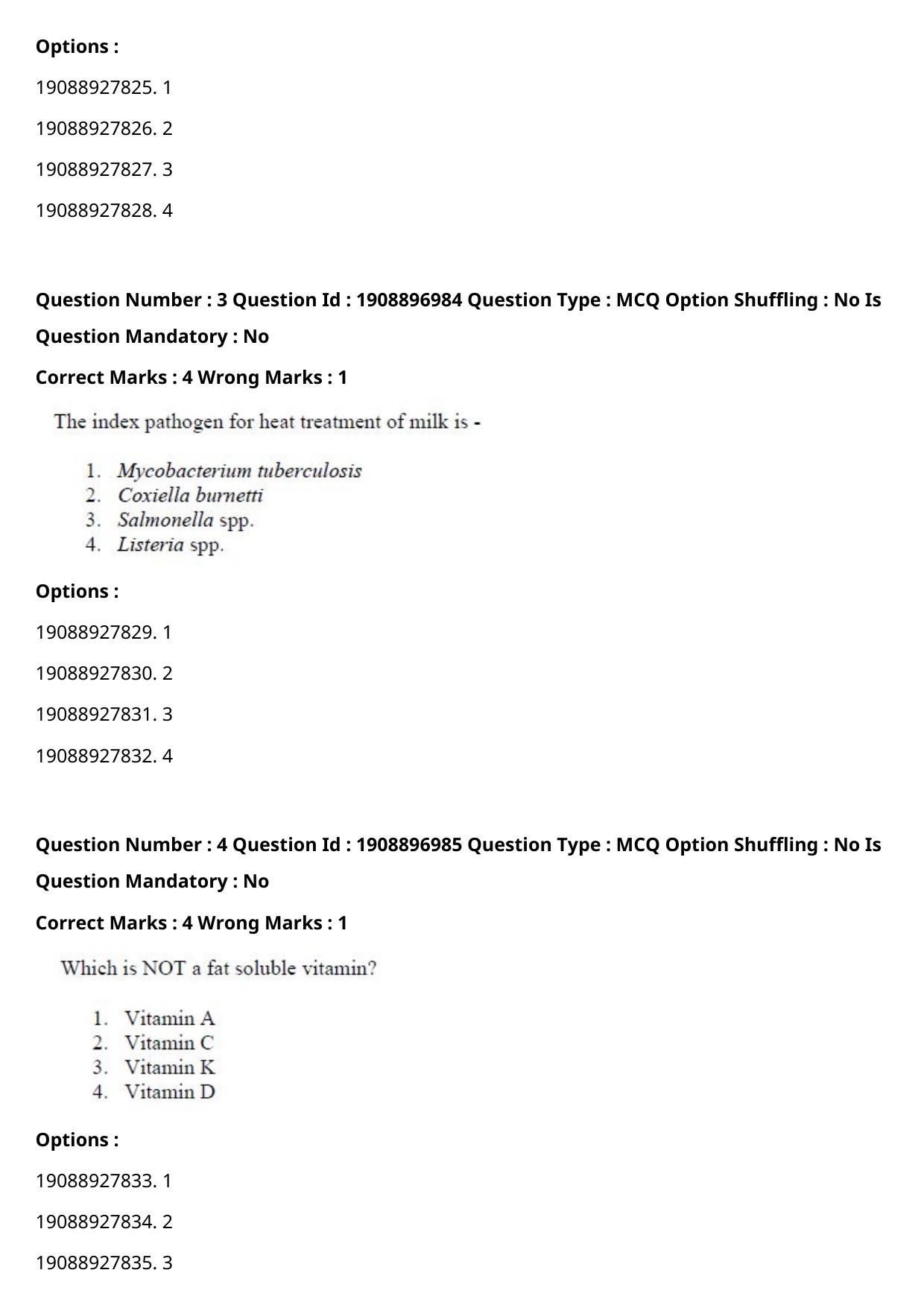 ICAR AIEEA PG 2021 FOOD SCIENCE TECHNOLOGY Question Paper - Page 3