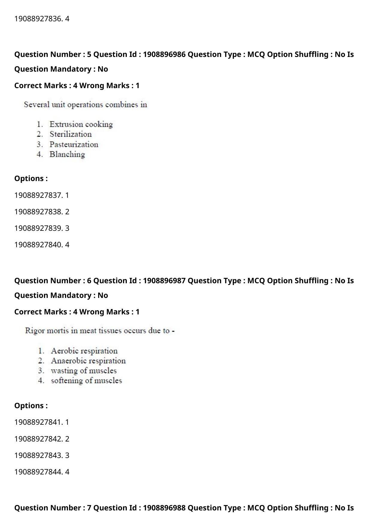 ICAR AIEEA PG 2021 FOOD SCIENCE TECHNOLOGY Question Paper - Page 4