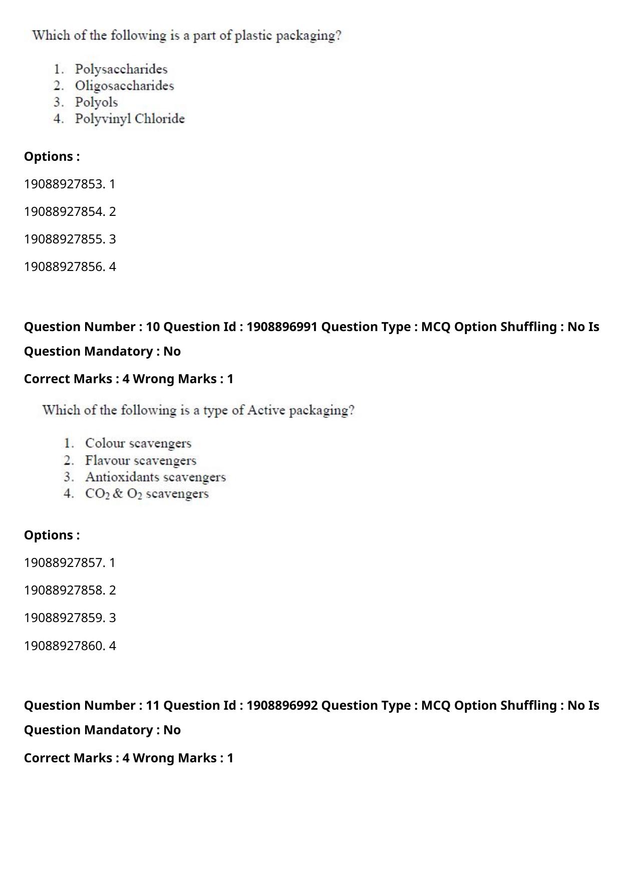 ICAR AIEEA PG 2021 FOOD SCIENCE TECHNOLOGY Question Paper - Page 6