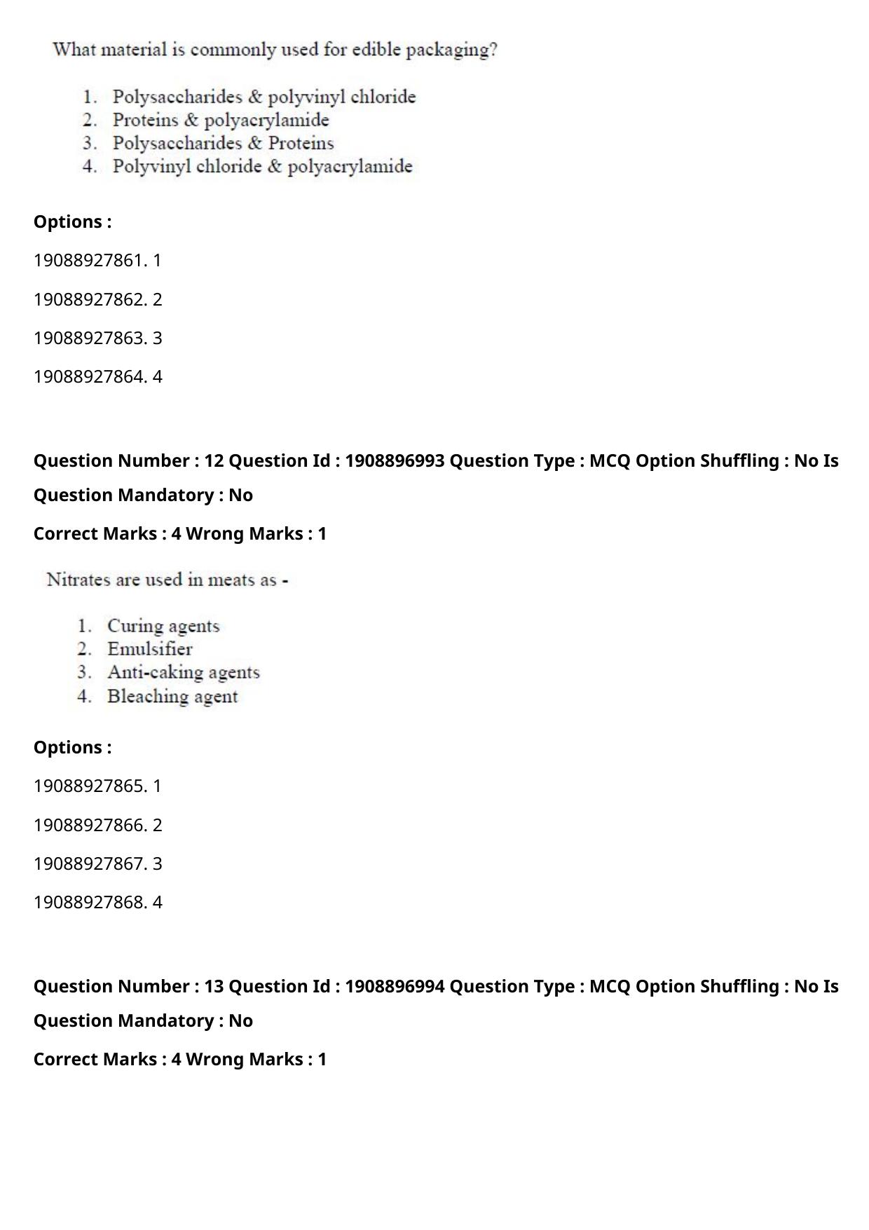 ICAR AIEEA PG 2021 FOOD SCIENCE TECHNOLOGY Question Paper - Page 7