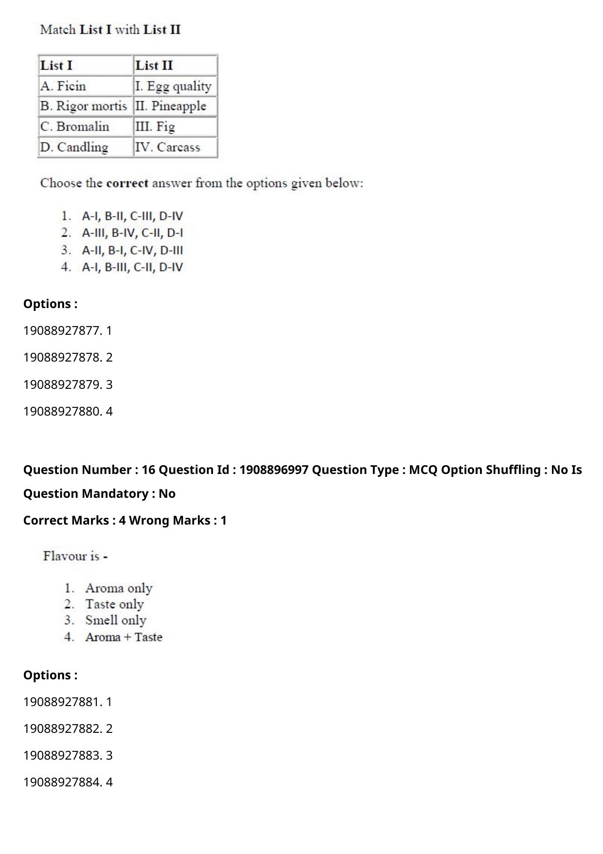 ICAR AIEEA PG 2021 FOOD SCIENCE TECHNOLOGY Question Paper - Page 9