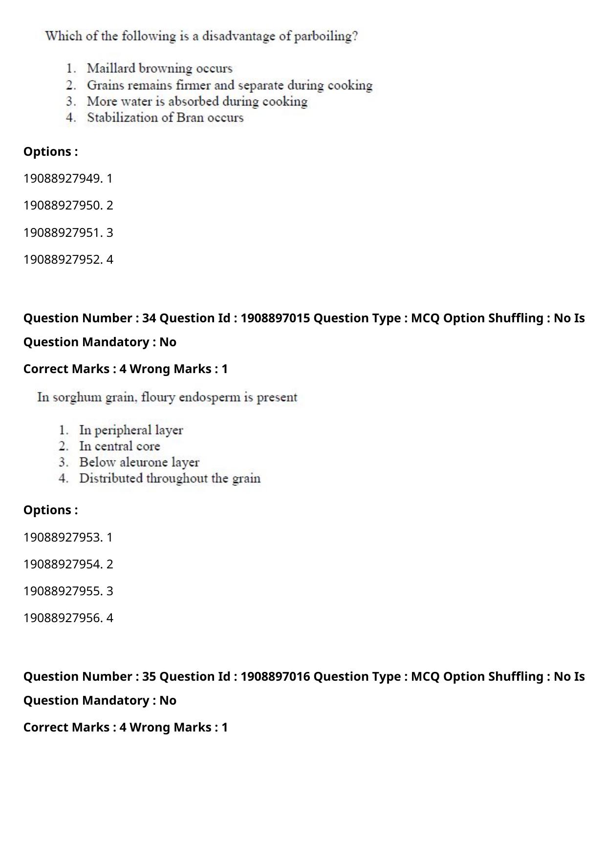 ICAR AIEEA PG 2021 FOOD SCIENCE TECHNOLOGY Question Paper - Page 18