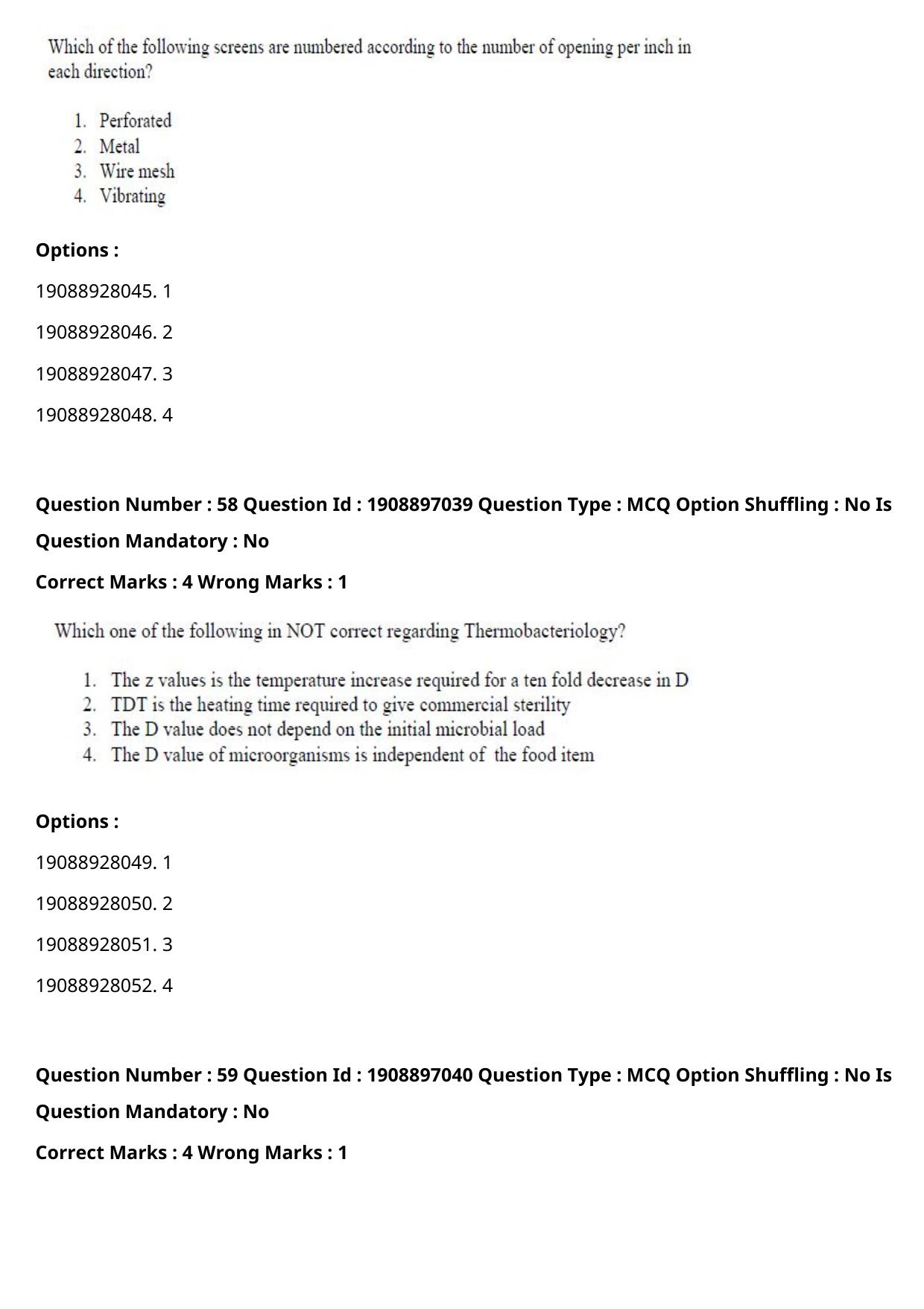 ICAR AIEEA PG 2021 FOOD SCIENCE TECHNOLOGY Question Paper - Page 30