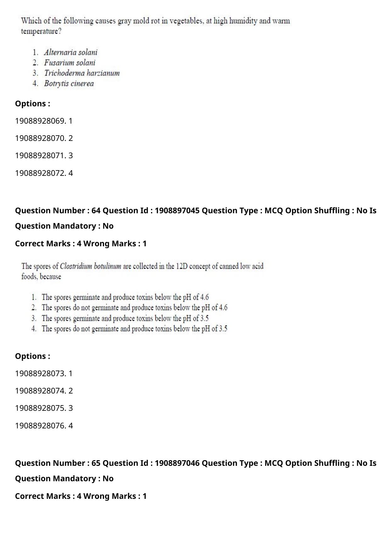 ICAR AIEEA PG 2021 FOOD SCIENCE TECHNOLOGY Question Paper - Page 33