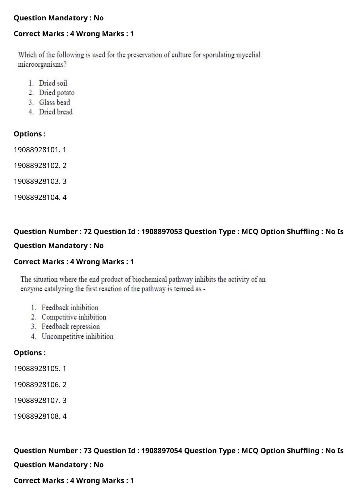 ICAR AIEEA PG 2021 FOOD SCIENCE TECHNOLOGY Question Paper - Page 37