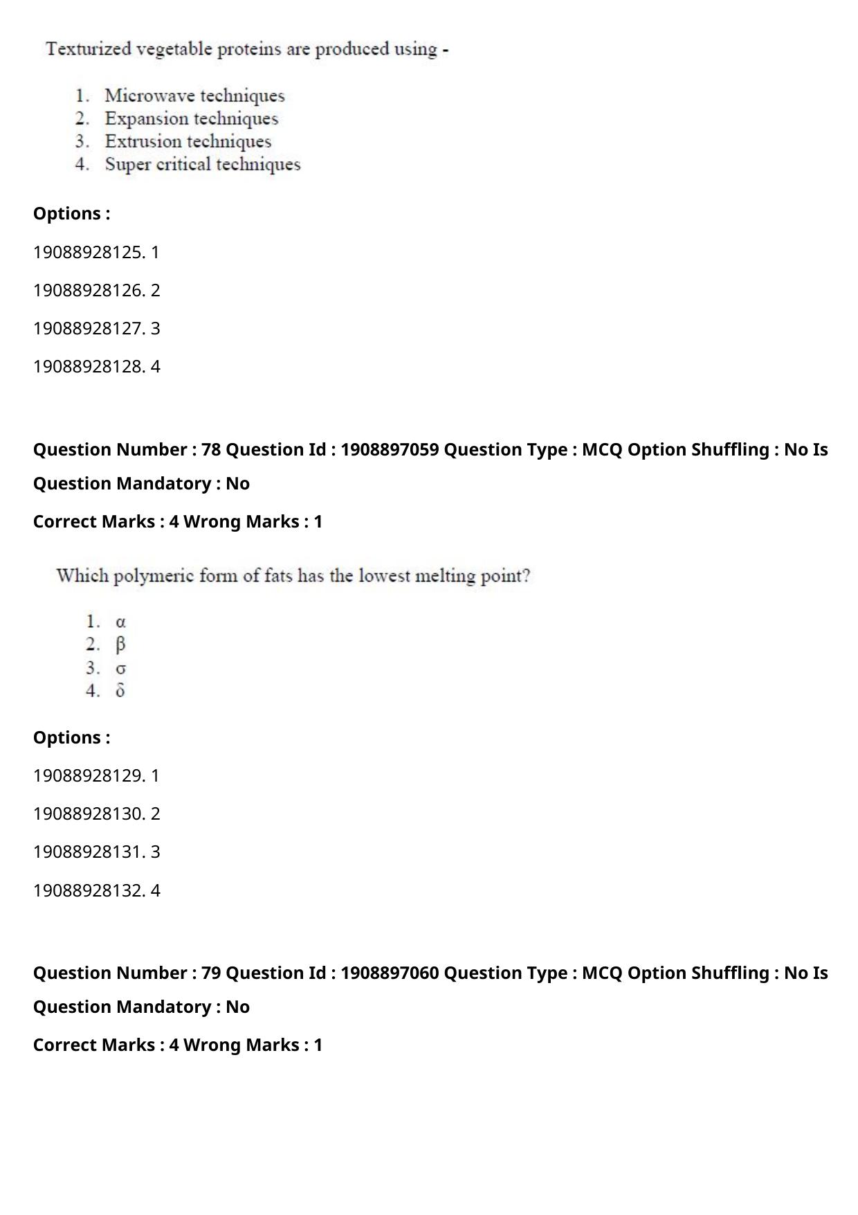 ICAR AIEEA PG 2021 FOOD SCIENCE TECHNOLOGY Question Paper - Page 40