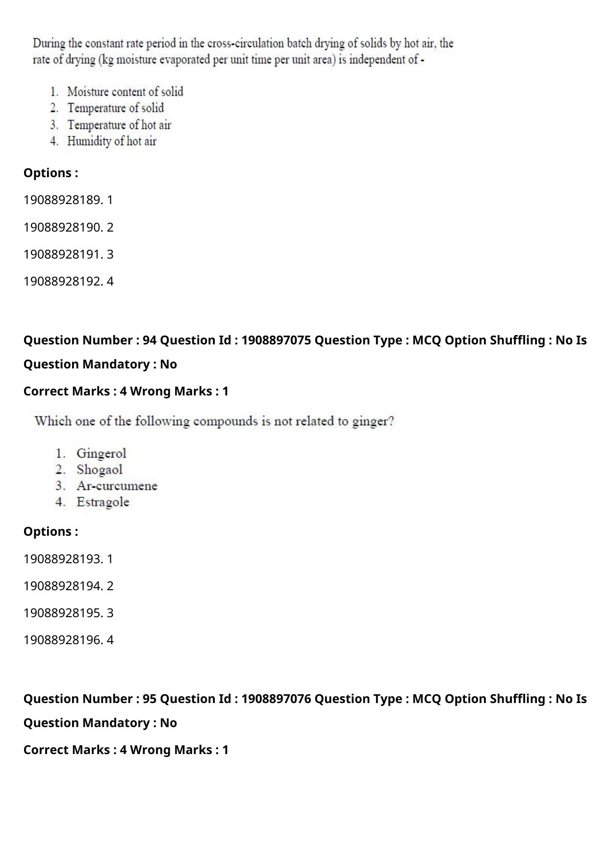 ICAR AIEEA PG 2021 FOOD SCIENCE TECHNOLOGY Question Paper - Page 48