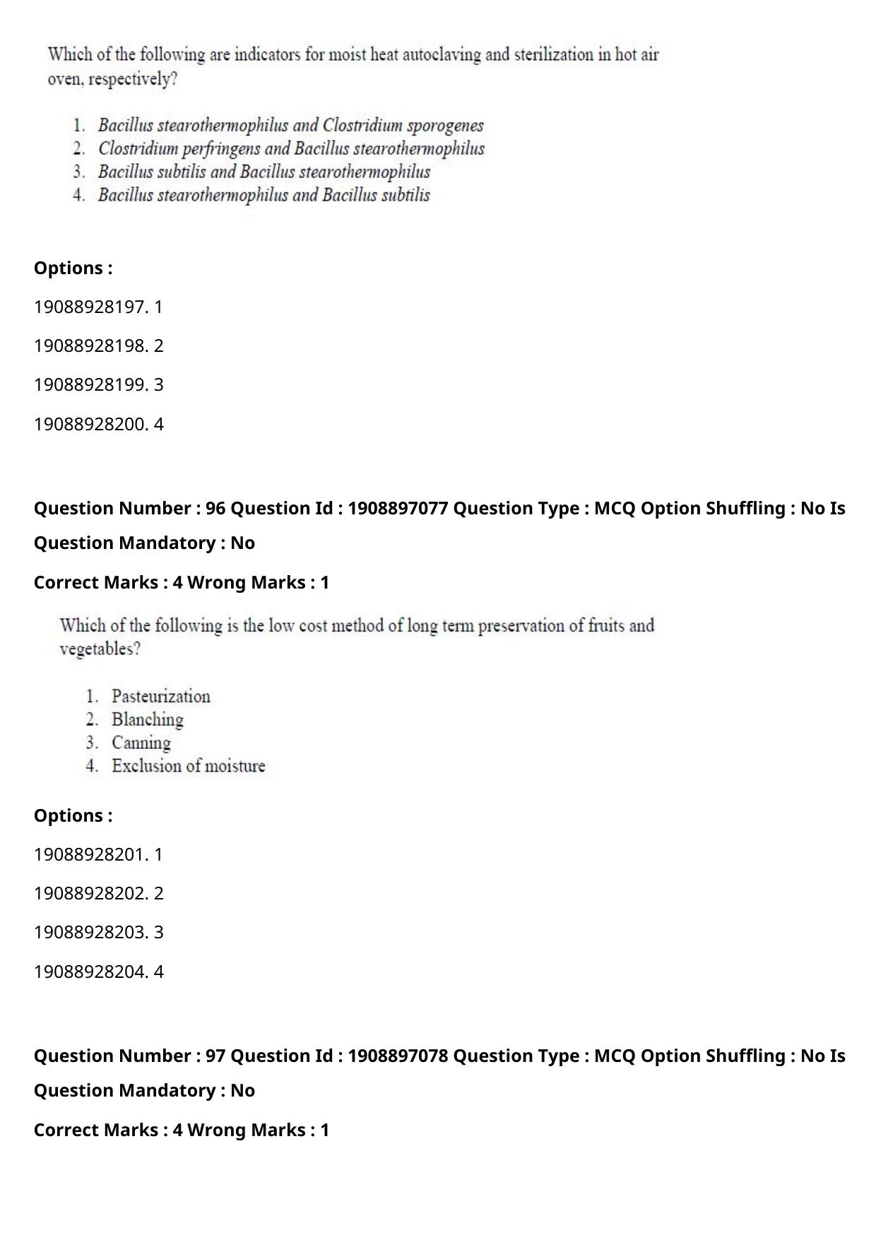ICAR AIEEA PG 2021 FOOD SCIENCE TECHNOLOGY Question Paper - Page 49