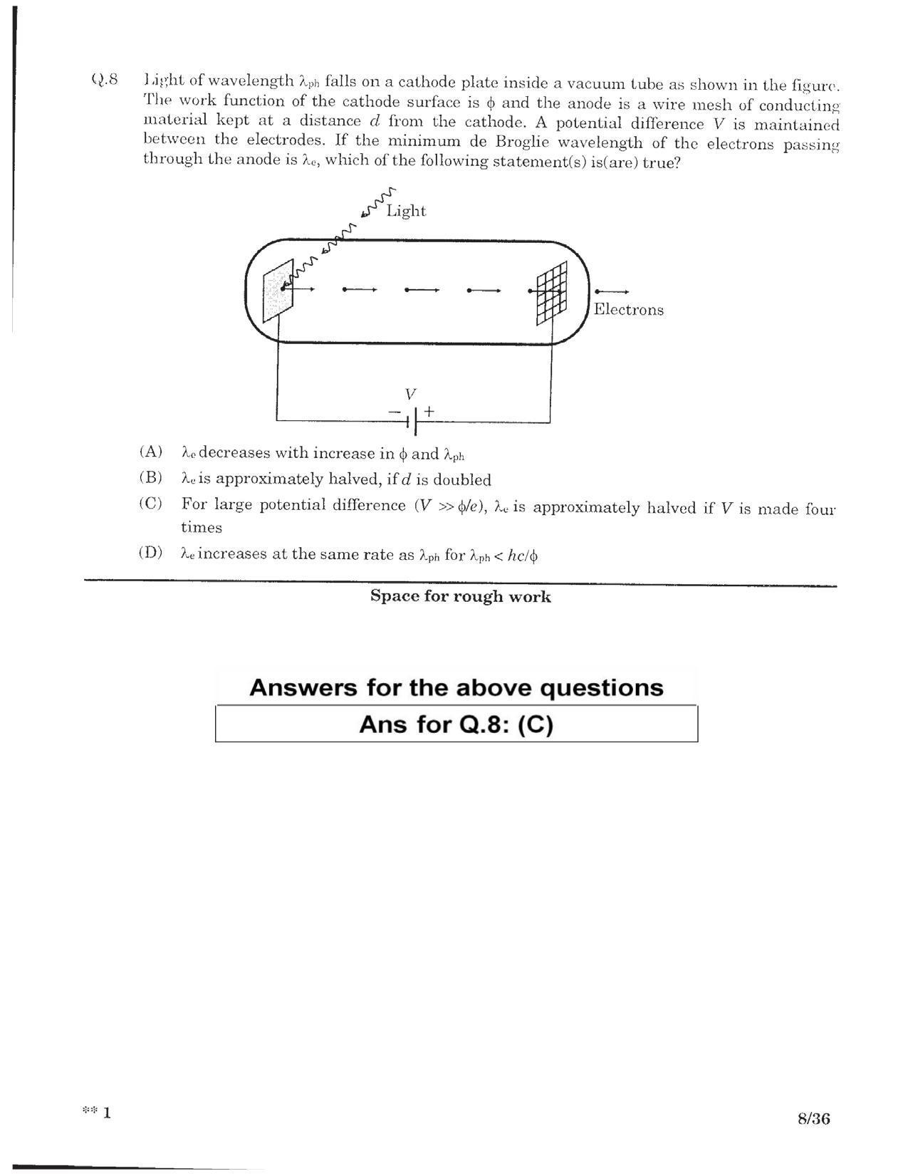 JEE (Advanced) 2016 Paper II Question Paper - Page 6