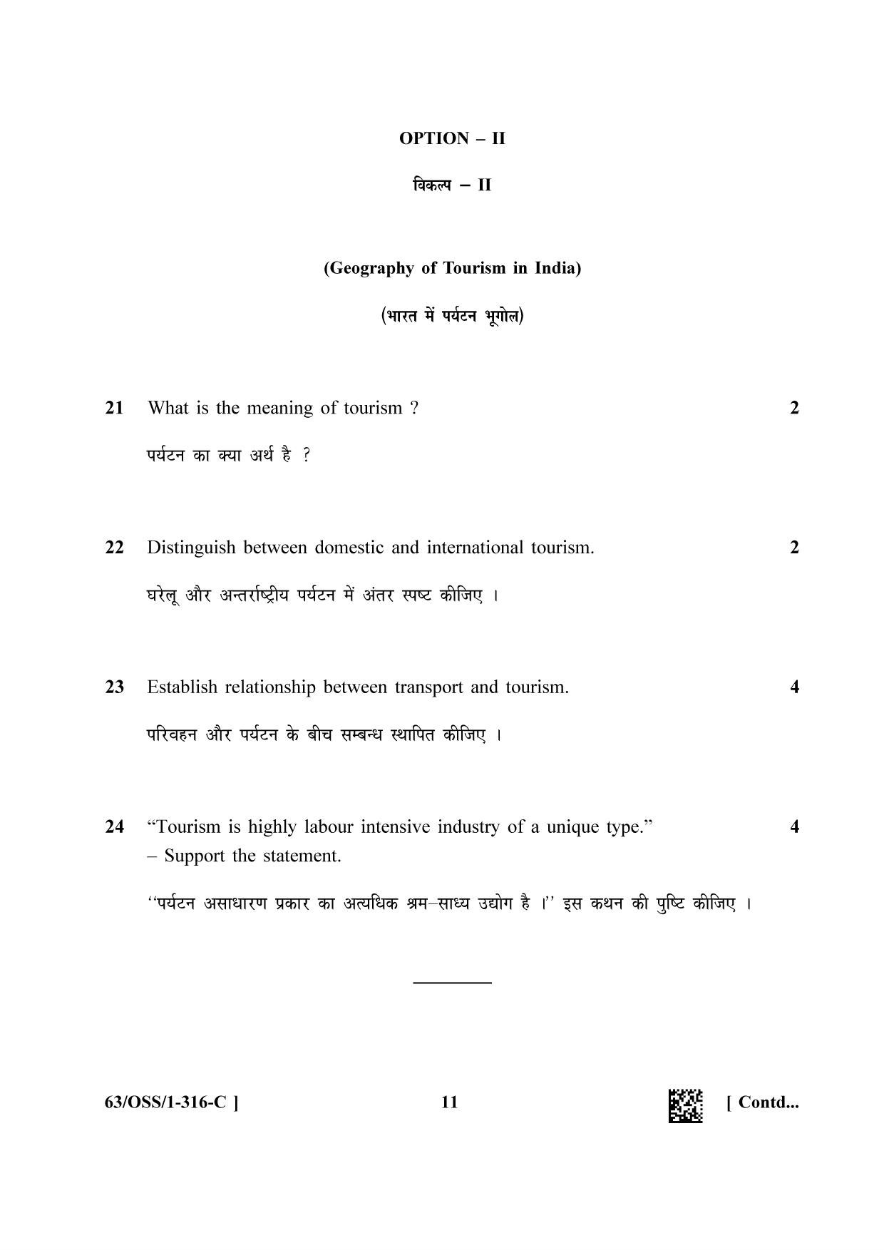 NIOS April 2022 Class 12 Geography Question Paper - Page 35