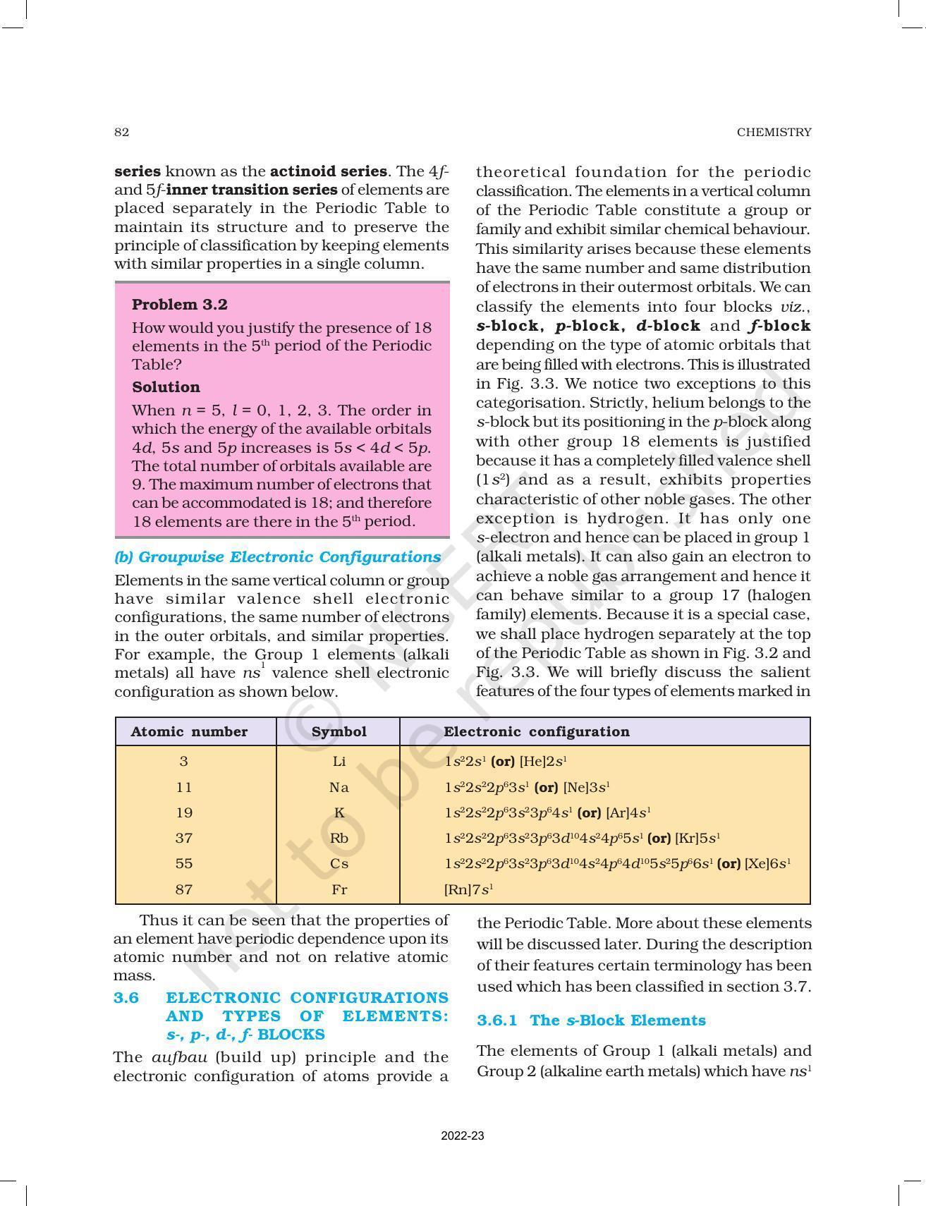 NCERT Book for Class 11 Chemistry Chapter 3 Classification of Elements and Periodicity in Properties - Page 9