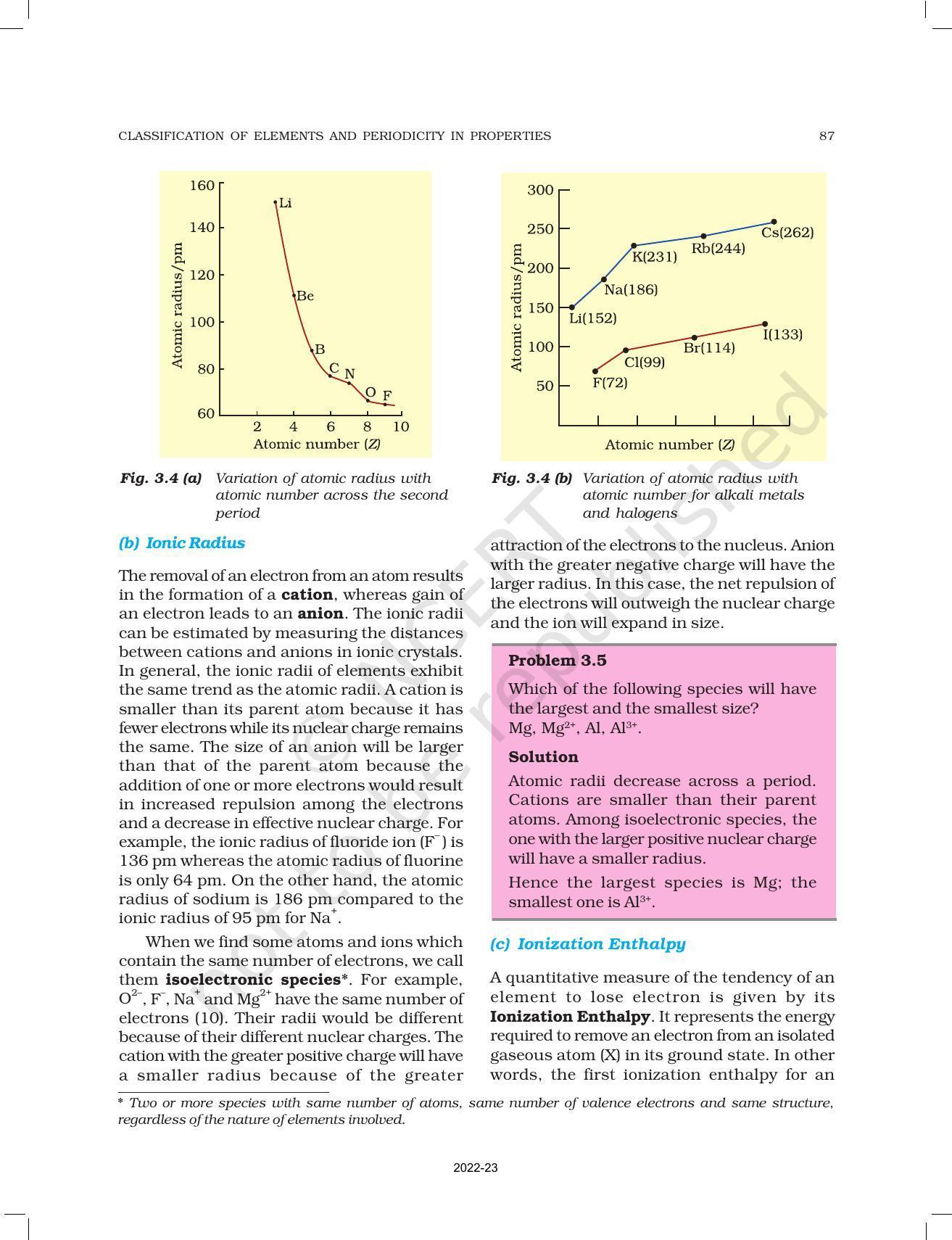 NCERT Book for Class 11 Chemistry Chapter 3 Classification of Elements and Periodicity in Properties - Page 14