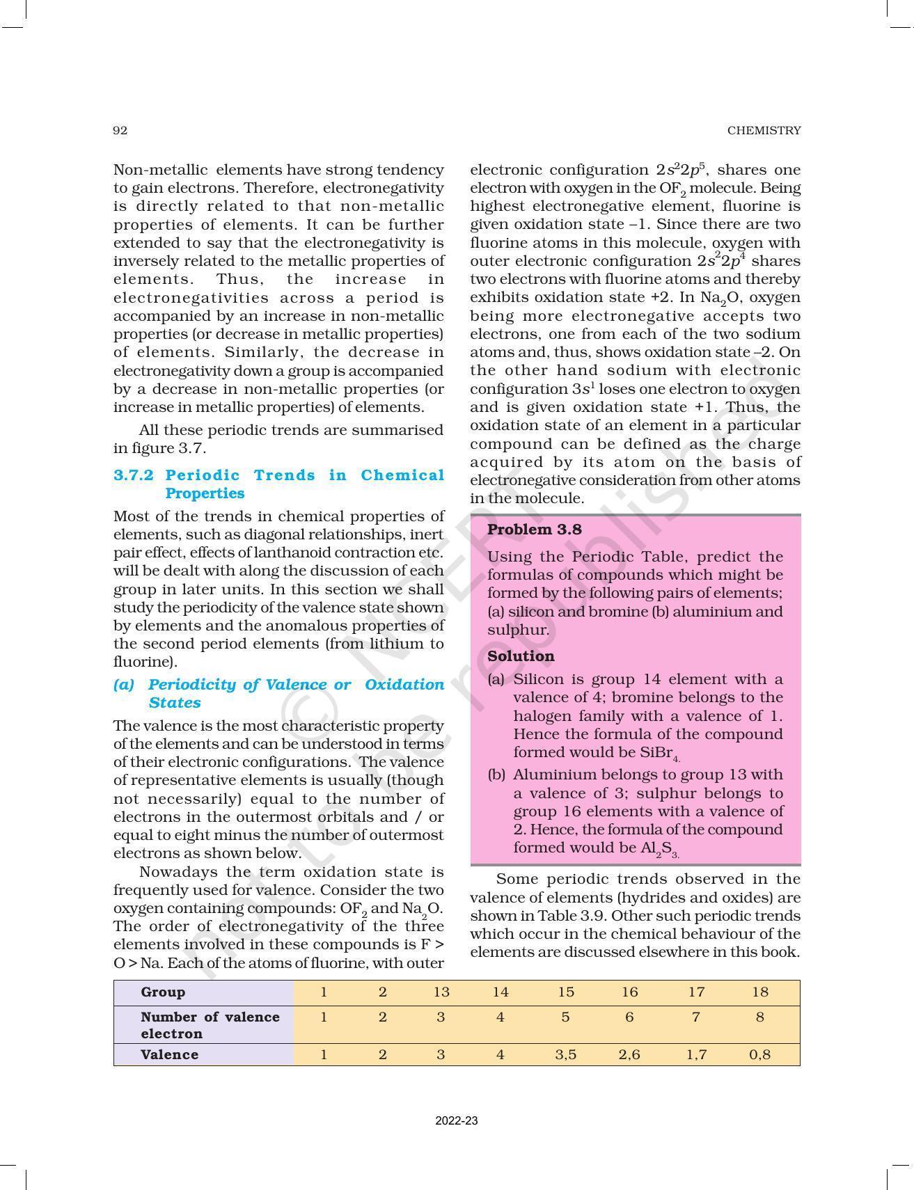NCERT Book for Class 11 Chemistry Chapter 3 Classification of Elements and Periodicity in Properties - Page 19