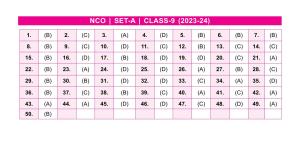 SOF NCO 2023 Class 9 SET A Answer Key