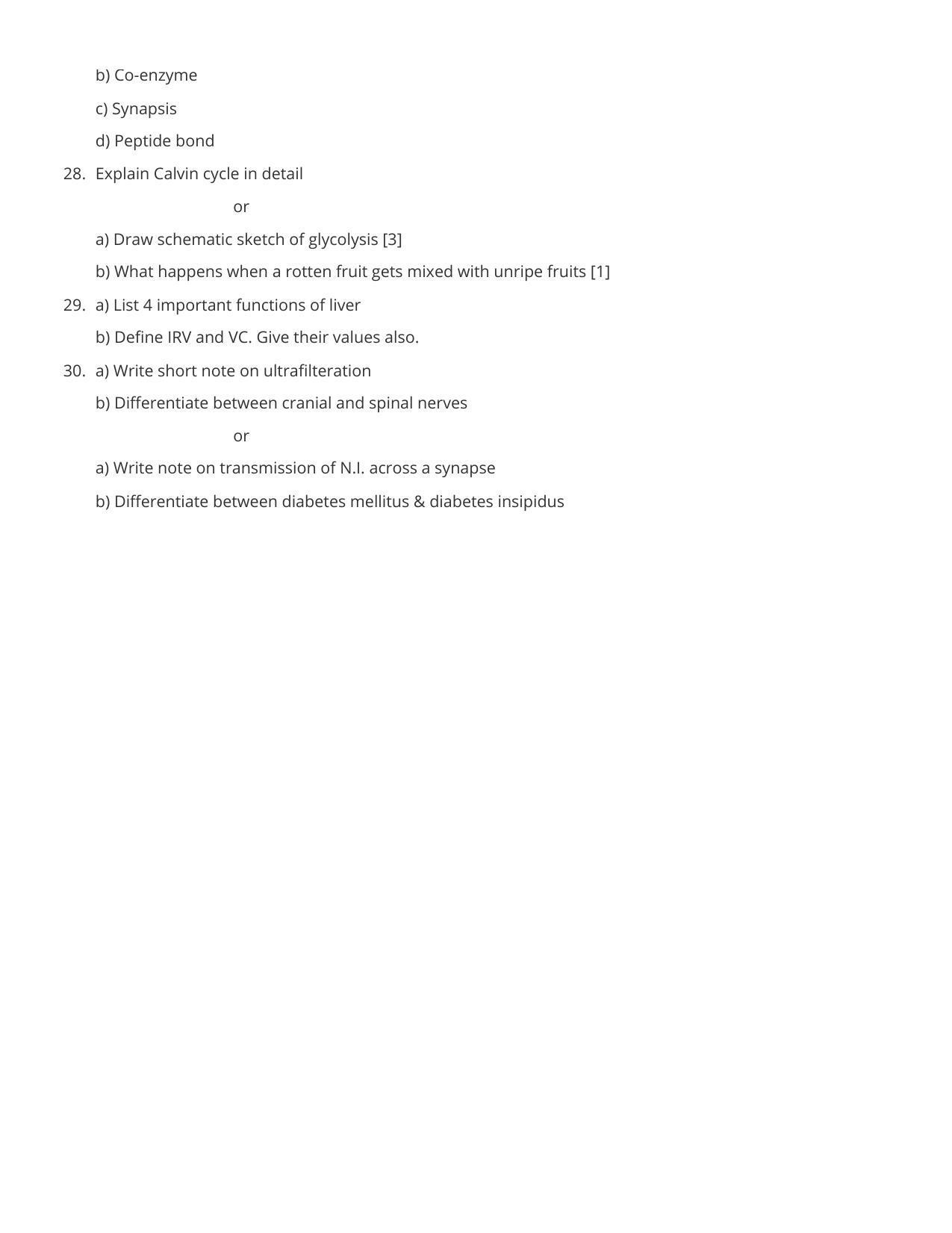 HP Board Class 11 Biology Model Paper - Page 7