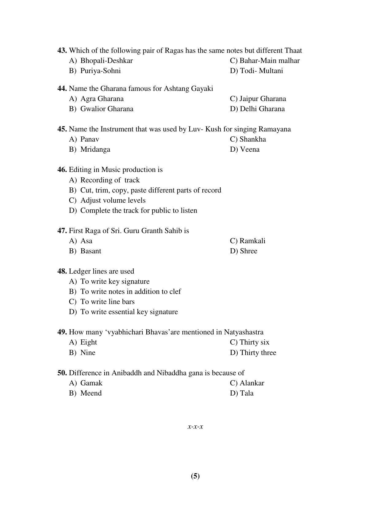 PU MPET Mathematics 2017 Question Paper - Page 31